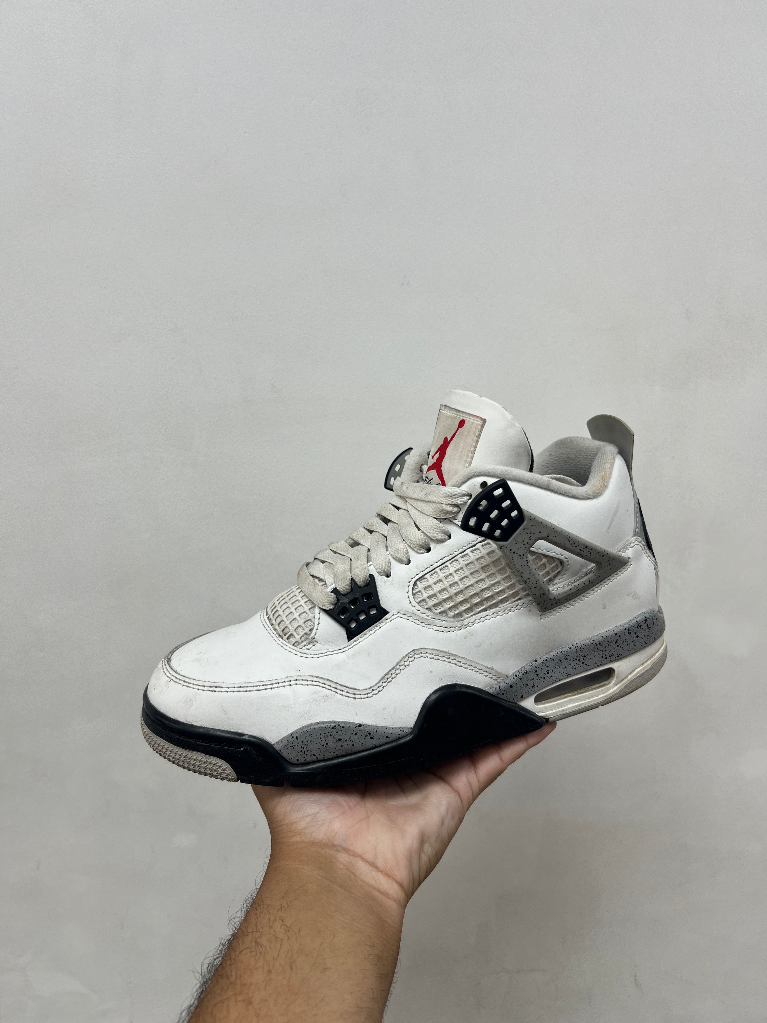 Jordan 4 White Cement Sneakers