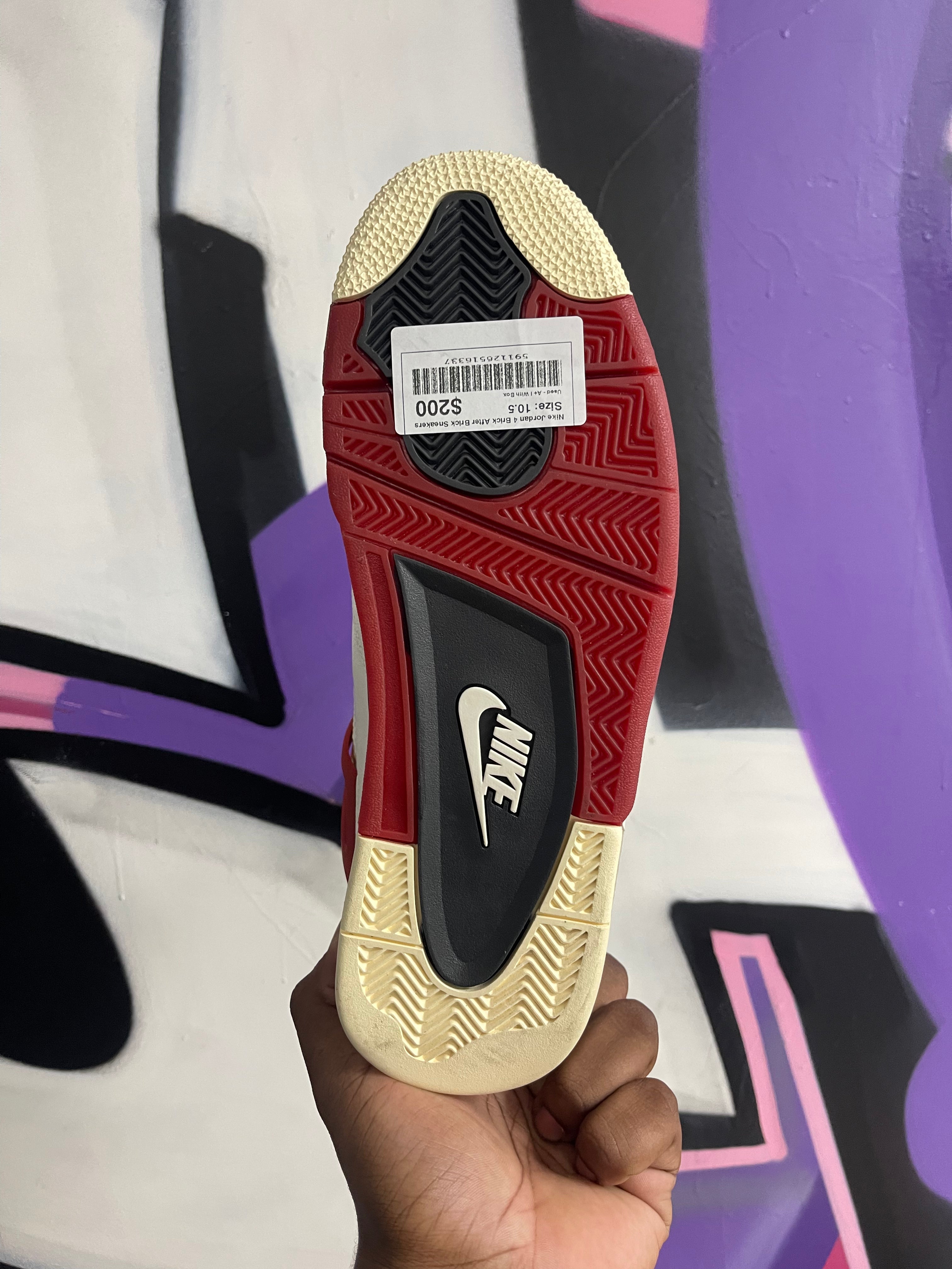 Nike Jordan 4 Brick After Brick Sneakers