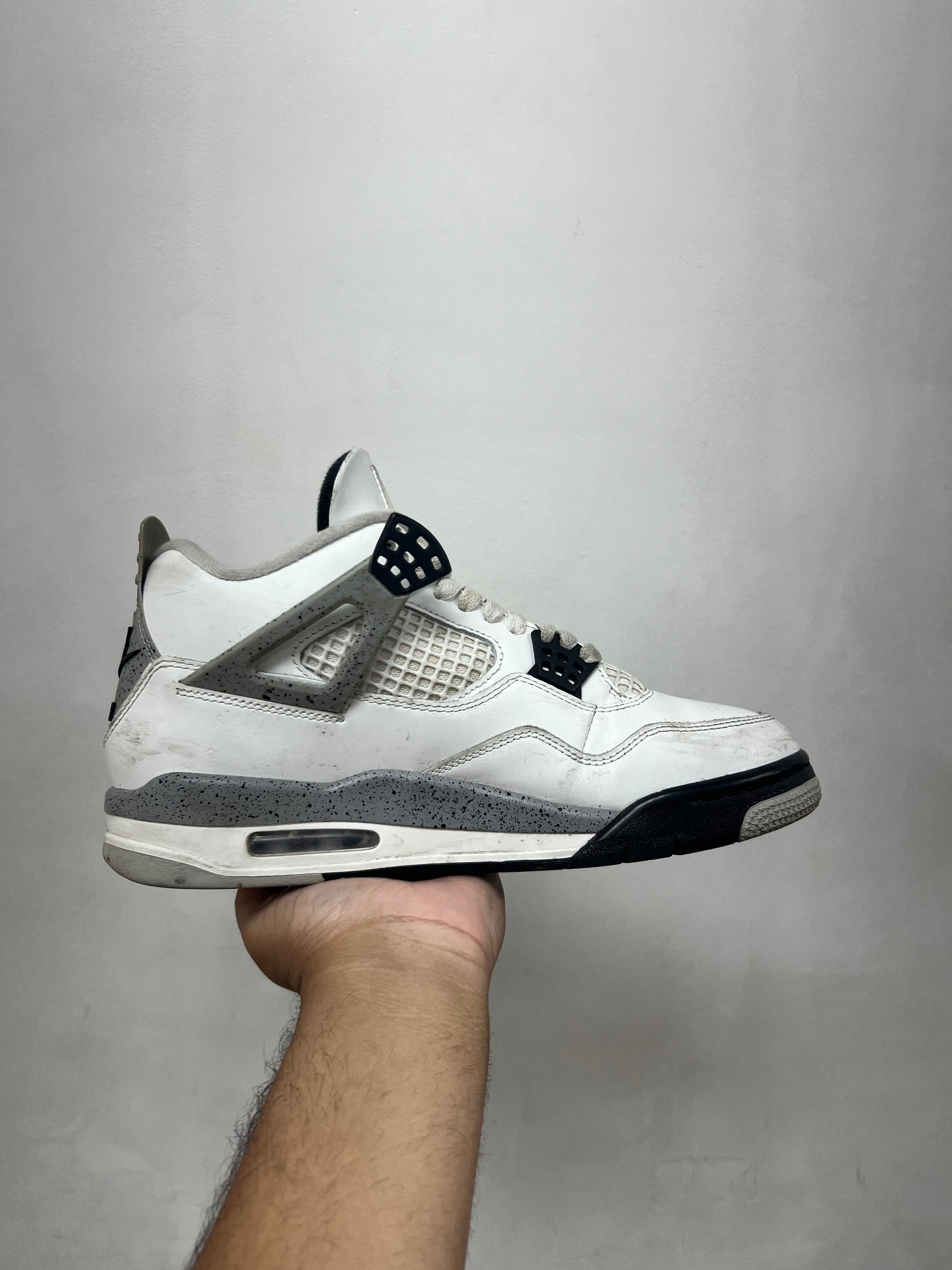 Jordan 4 White Cement Sneakers