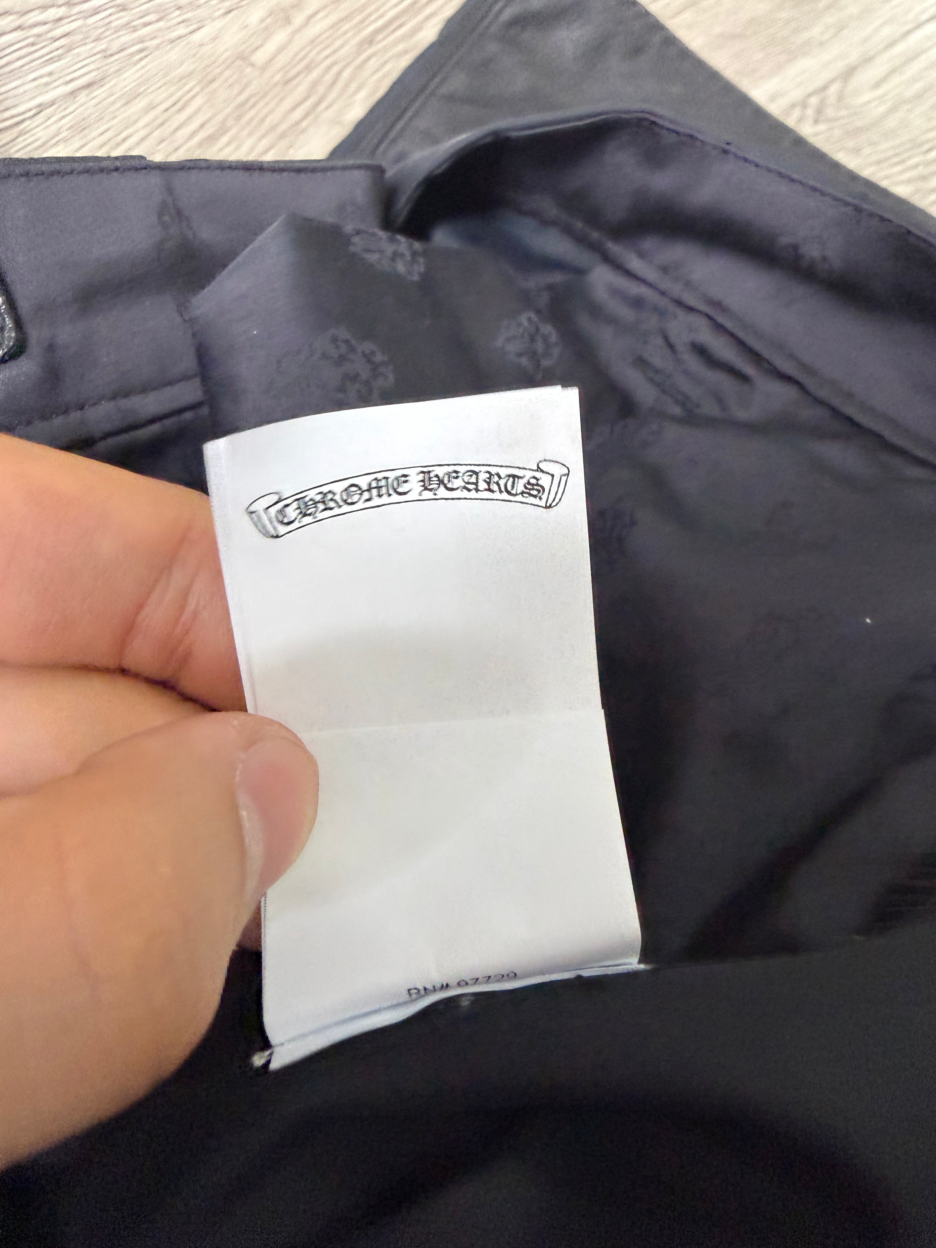 Chrome Hearts Black Nylon Double Knee Carpenter Shorts
