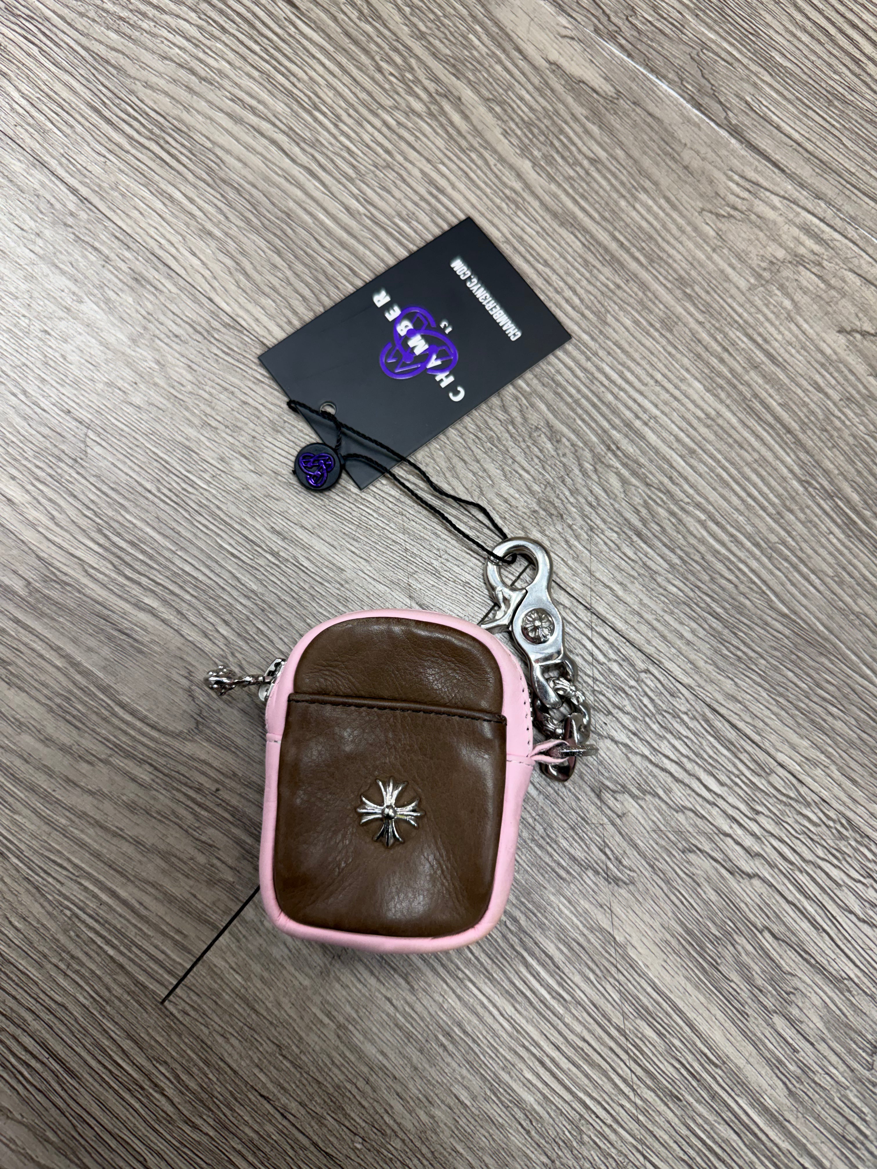 Chrome  Hearts Brown Pink Key Clip