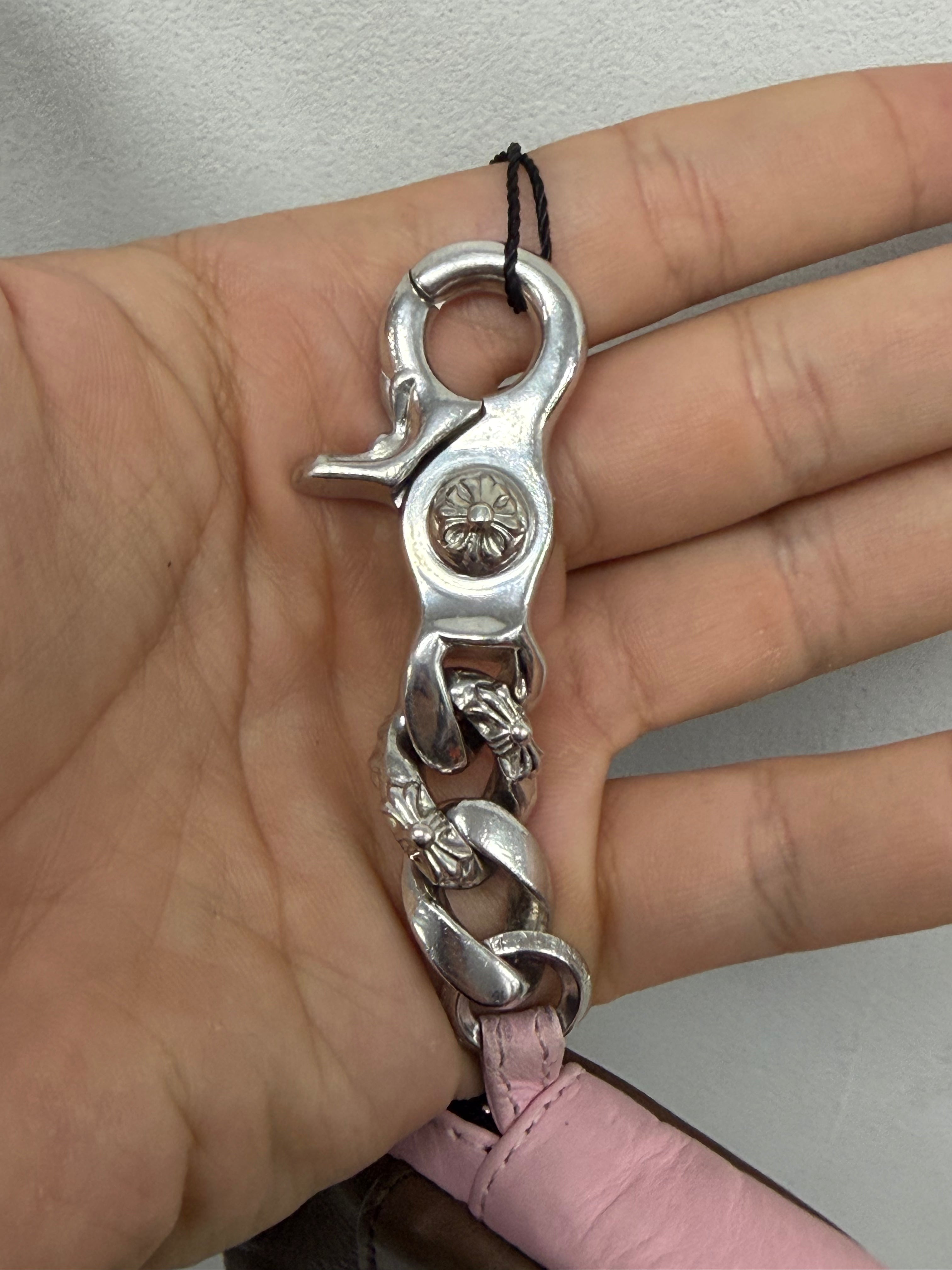 Chrome  Hearts Brown Pink Key Clip