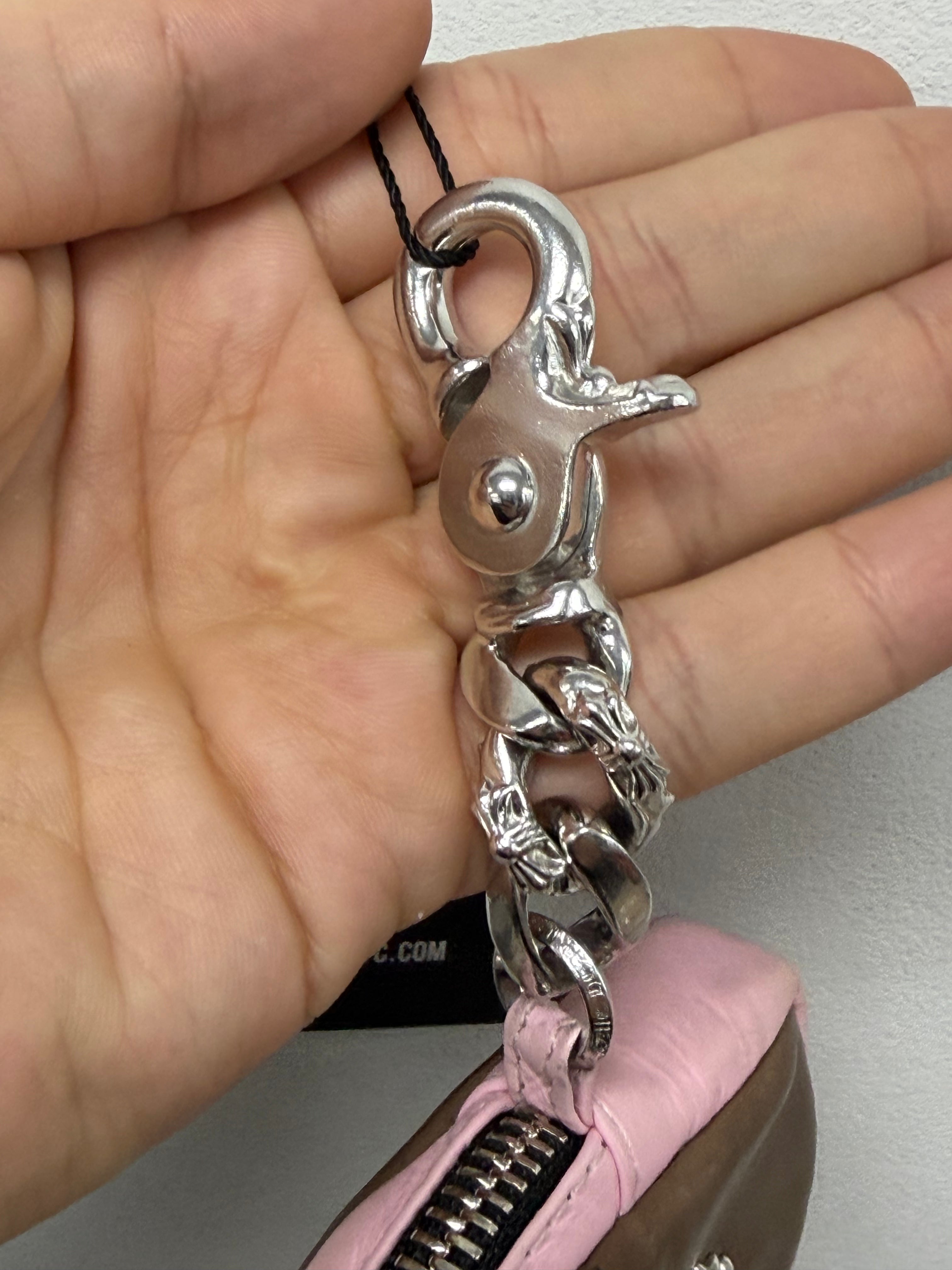 Chrome  Hearts Brown Pink Key Clip