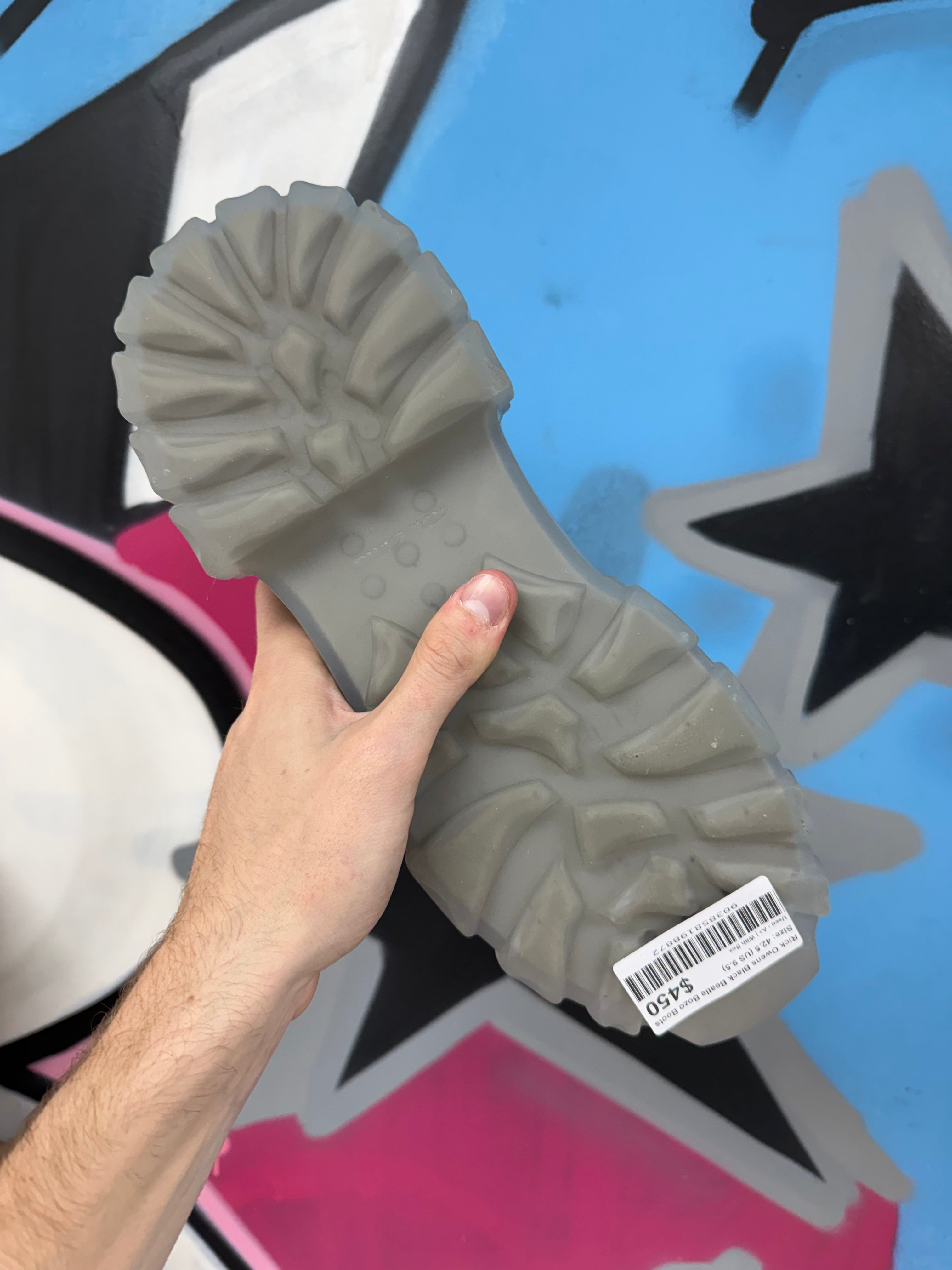 Rick Owens Black Beatle Bozo Boots