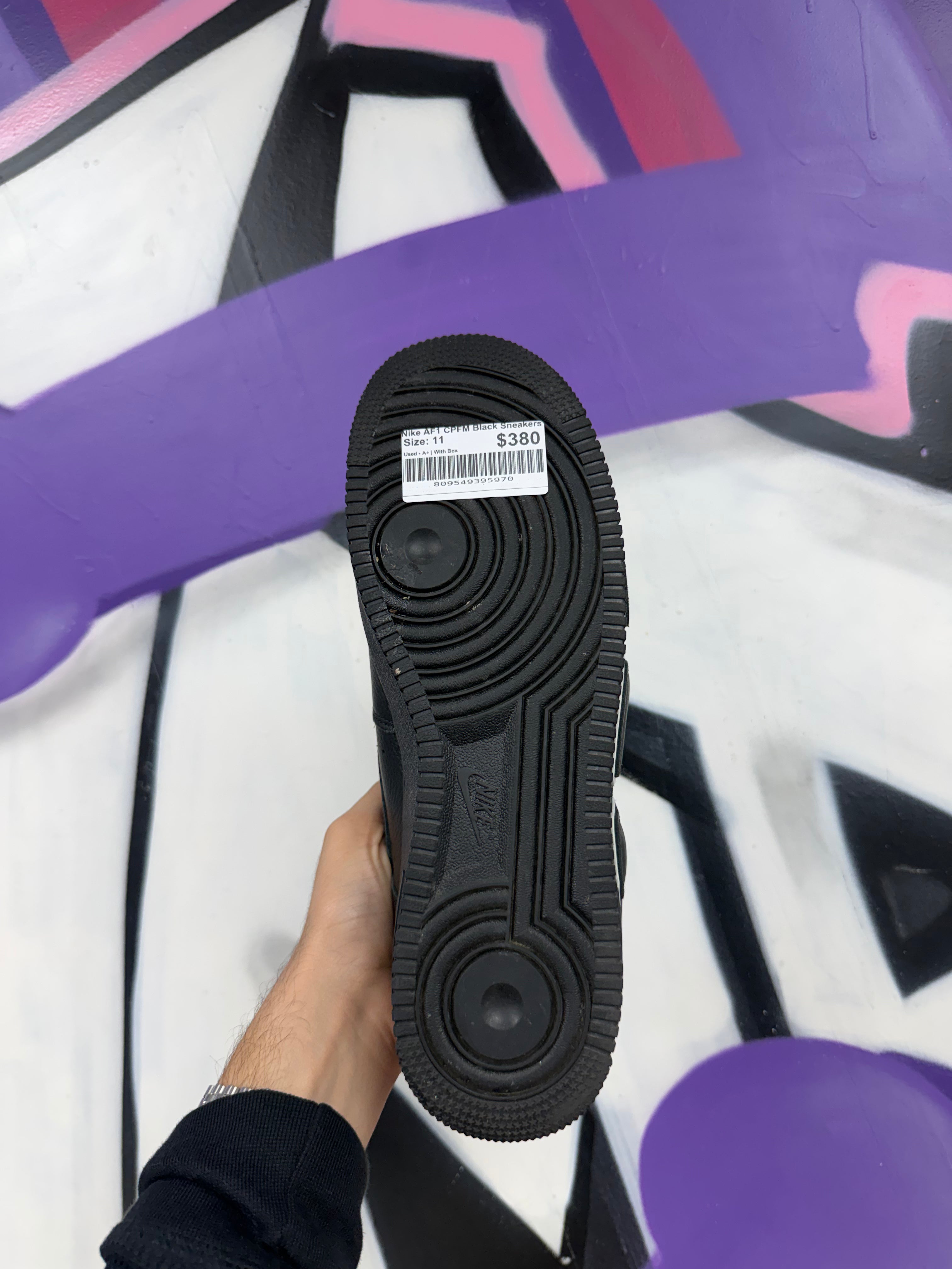 Nike AF1 CPFM Black Sneakers