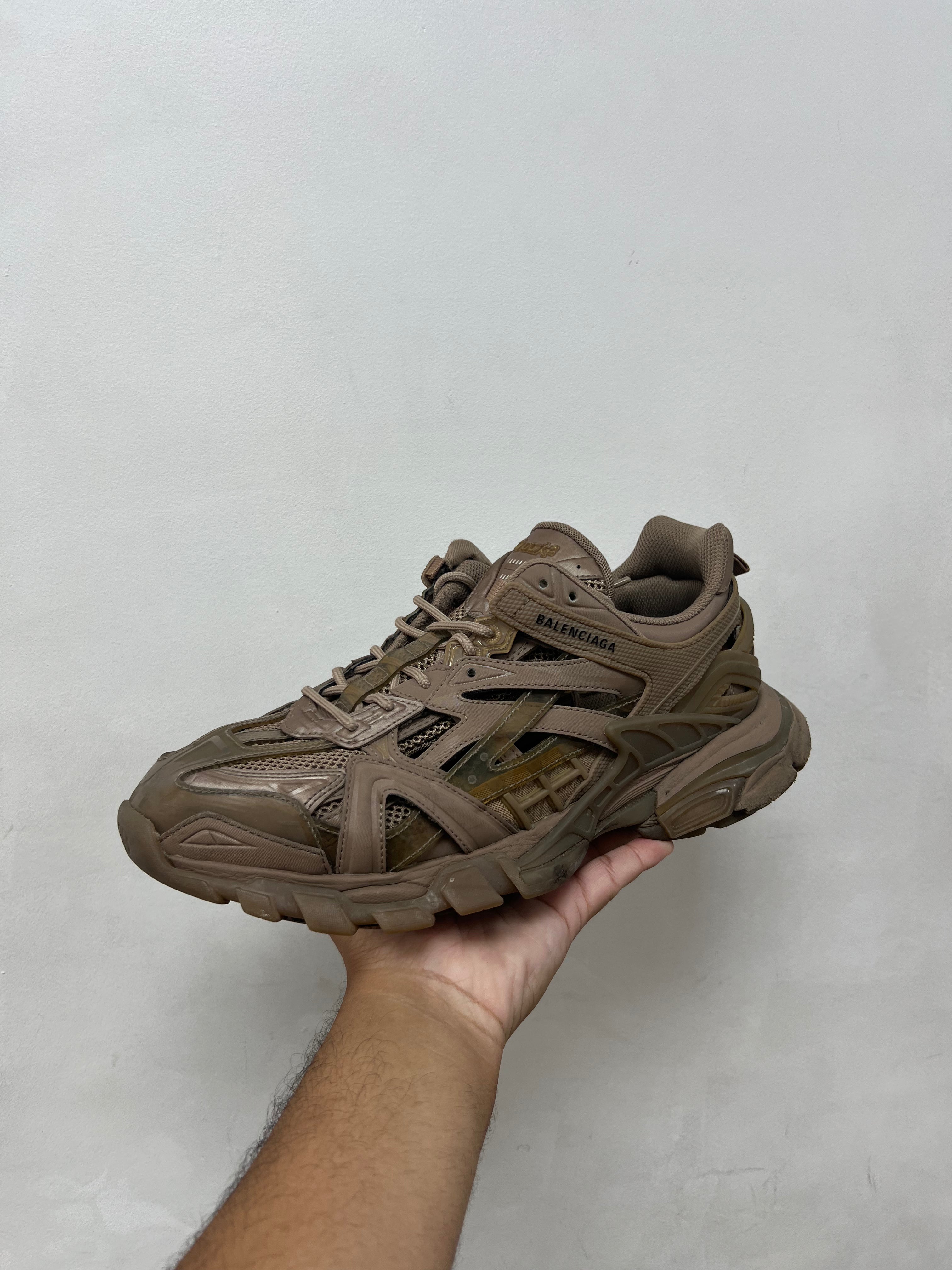 Balenciaga Brown Track 2 Sneakers