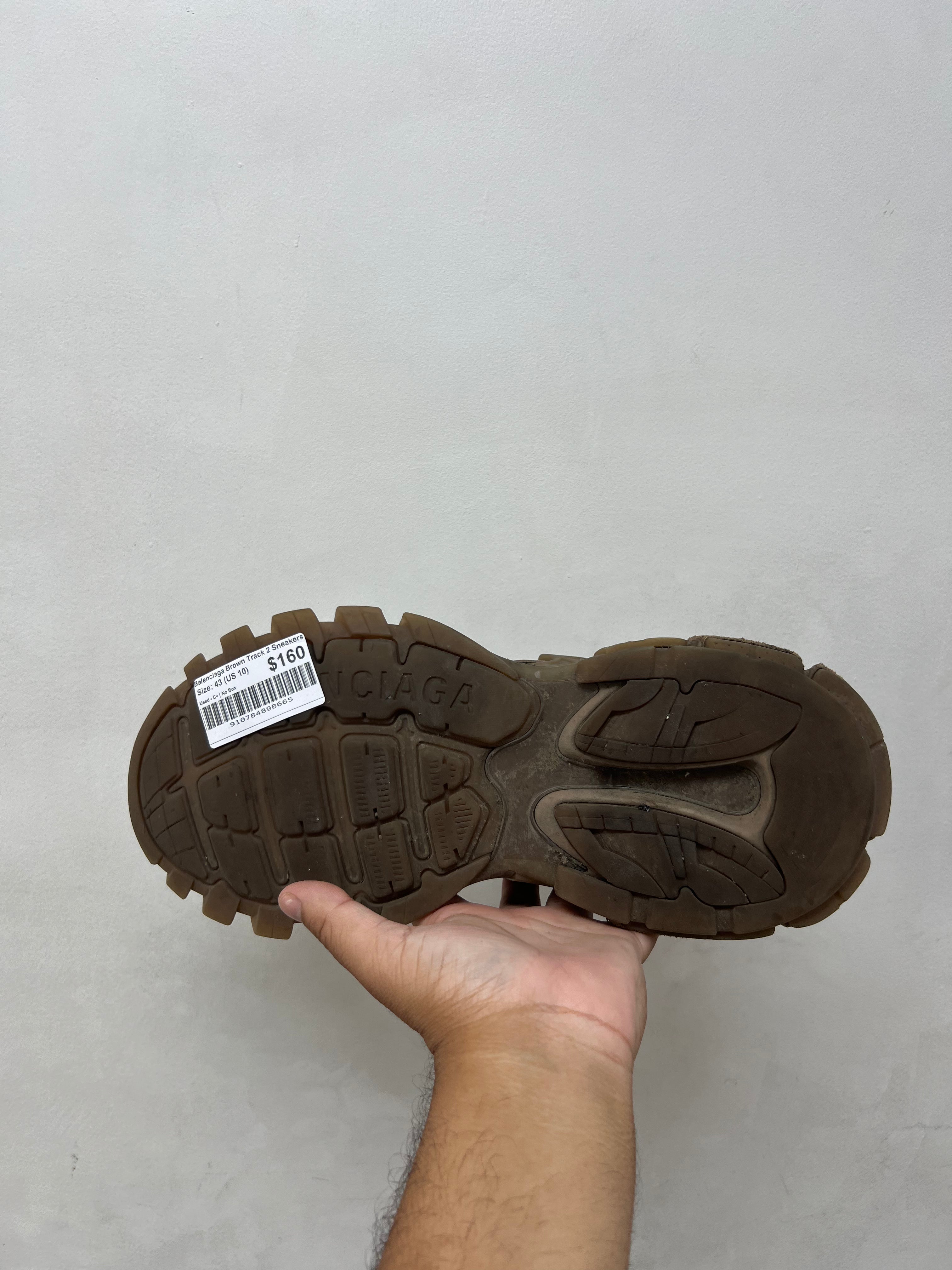 Balenciaga Brown Track 2 Sneakers
