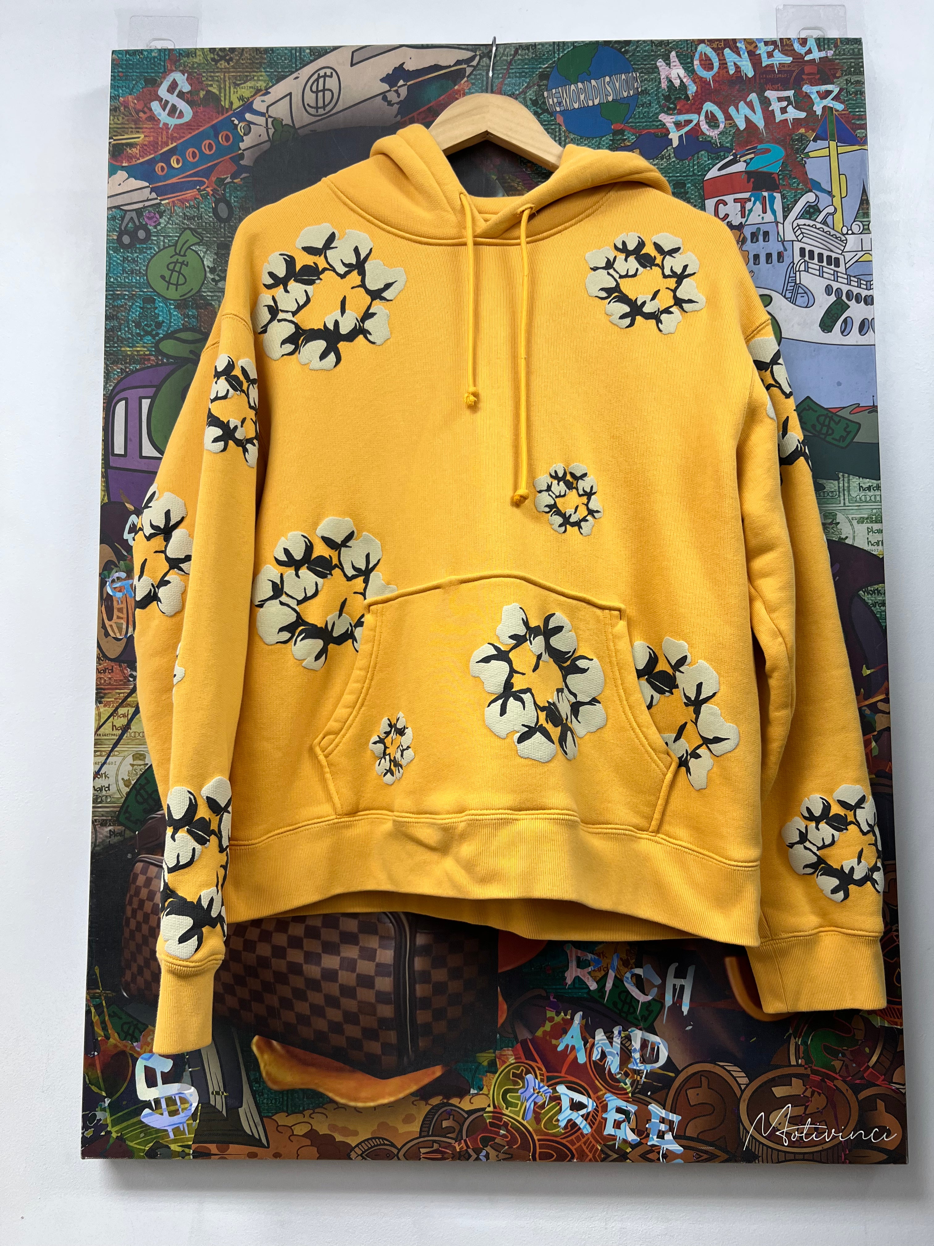 Denim Tears Yellow CPFM Hoodie