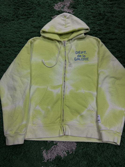 Gallery Dept Zip Up Lime Blue Used XL N/A