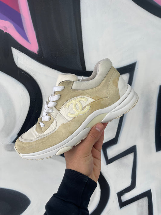 Chanel Runner White 41 (US 8) No Box Used