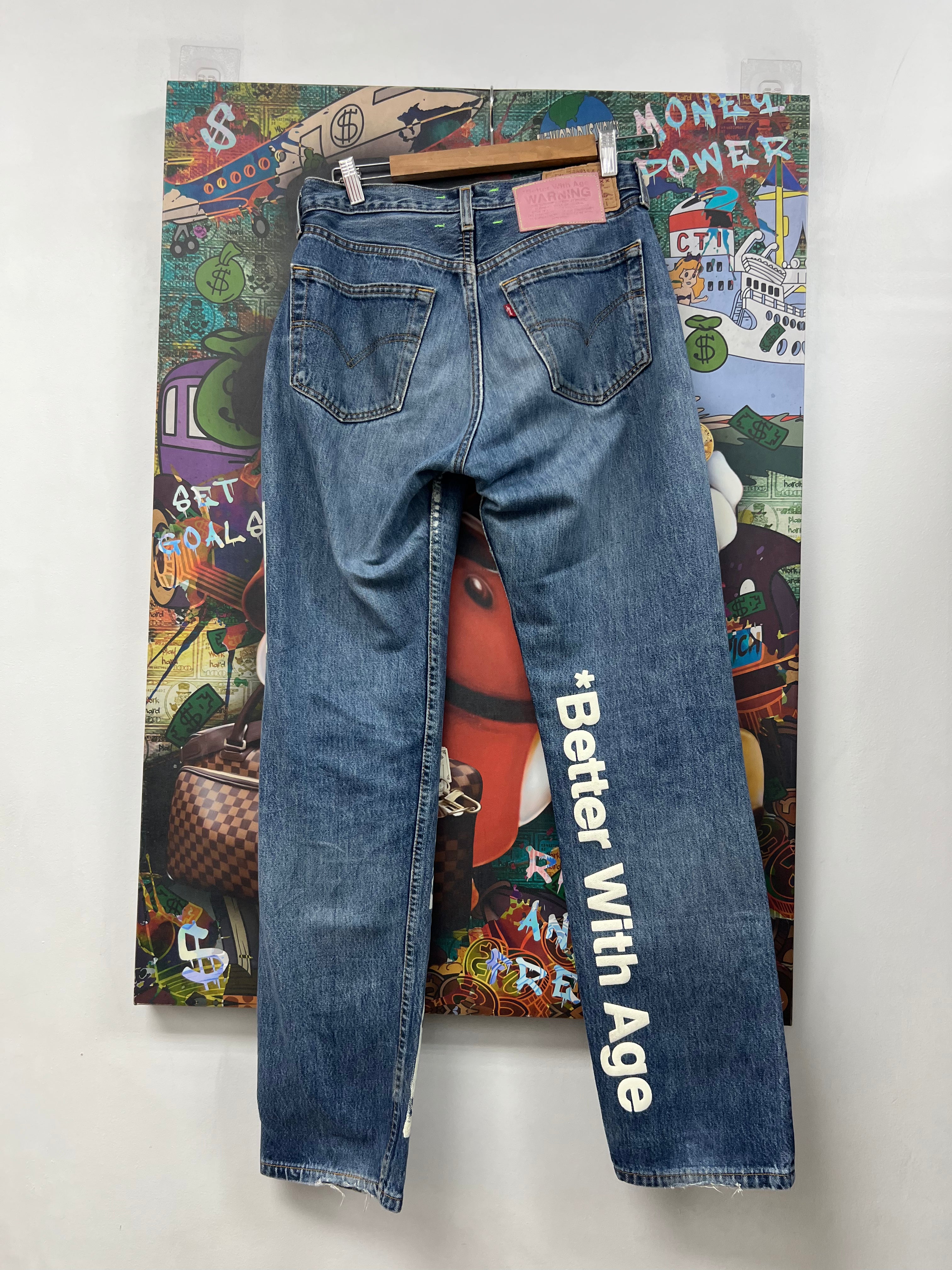 Better With Age Broadway Patchwork Jeans