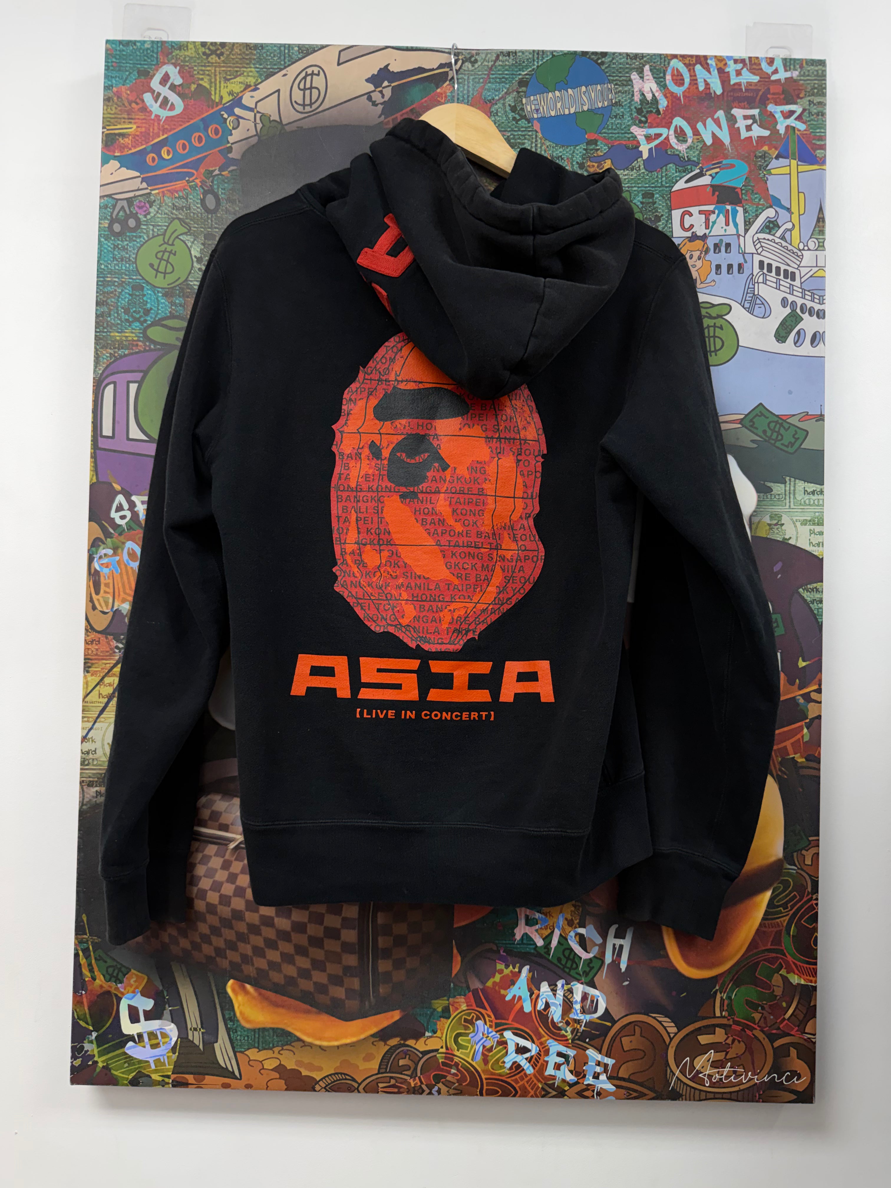 BAPE Black Orange XO The Weeknd Hoodie