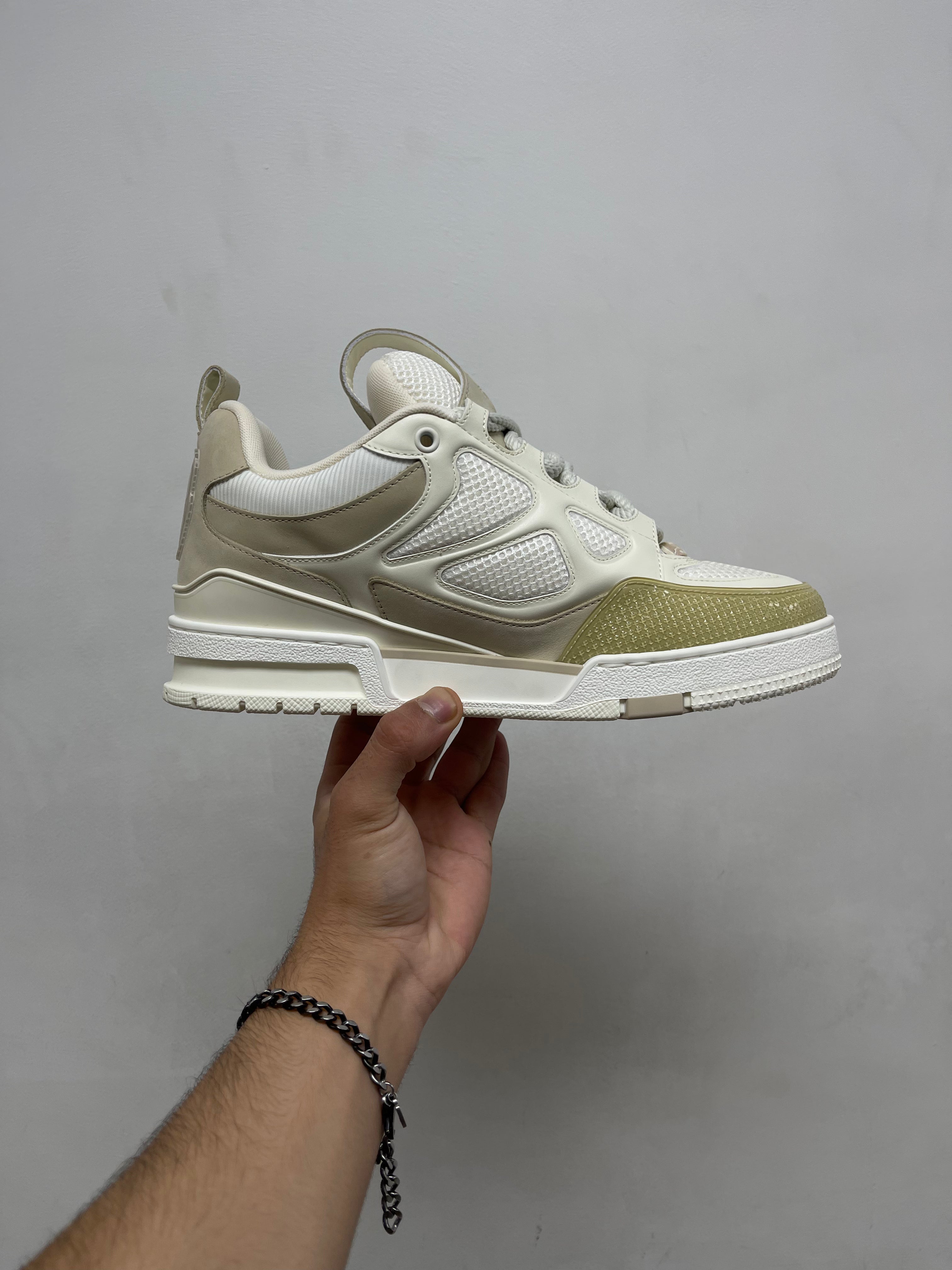Louis Vuitton Cream Skate Sneakers