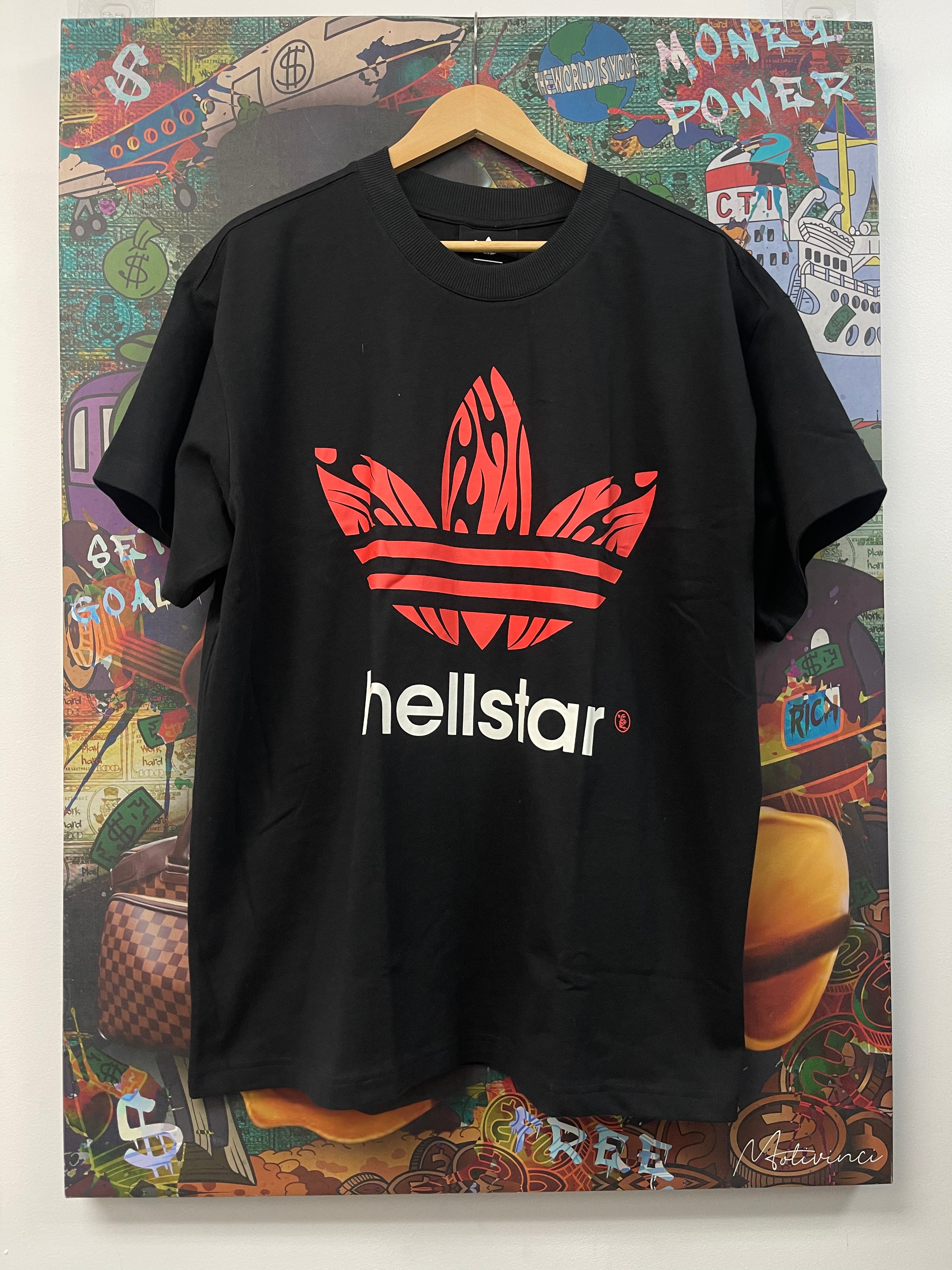 Hellstar x Adidas Black Red ComplexCon Tee