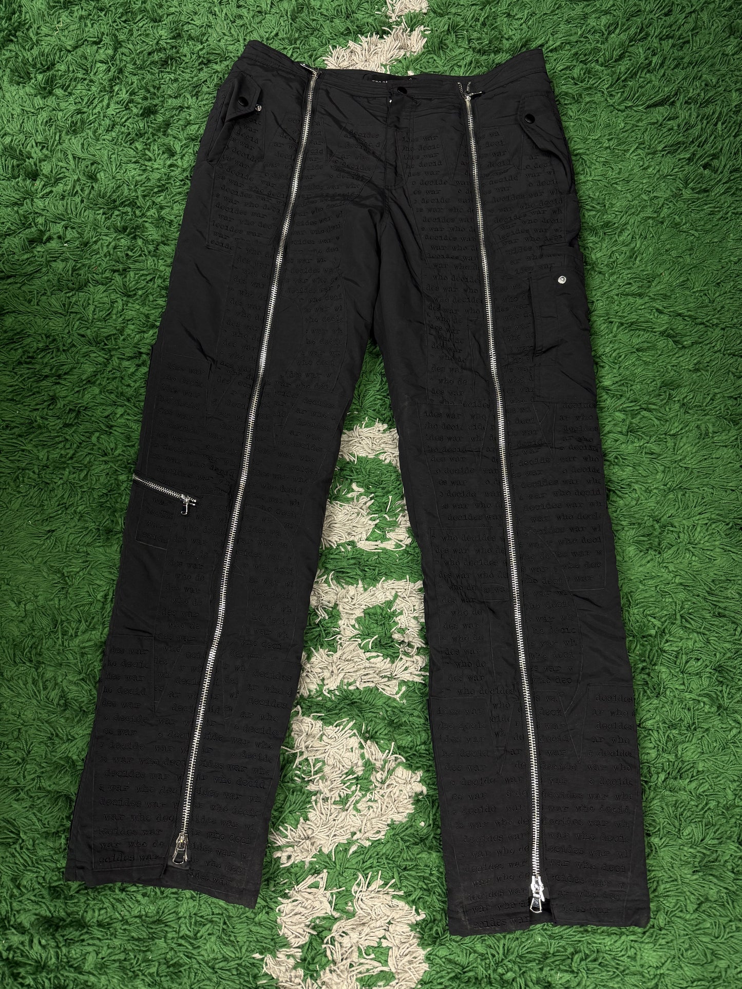 WDW All Over Cargo Nylon Pants Used 34 N/A