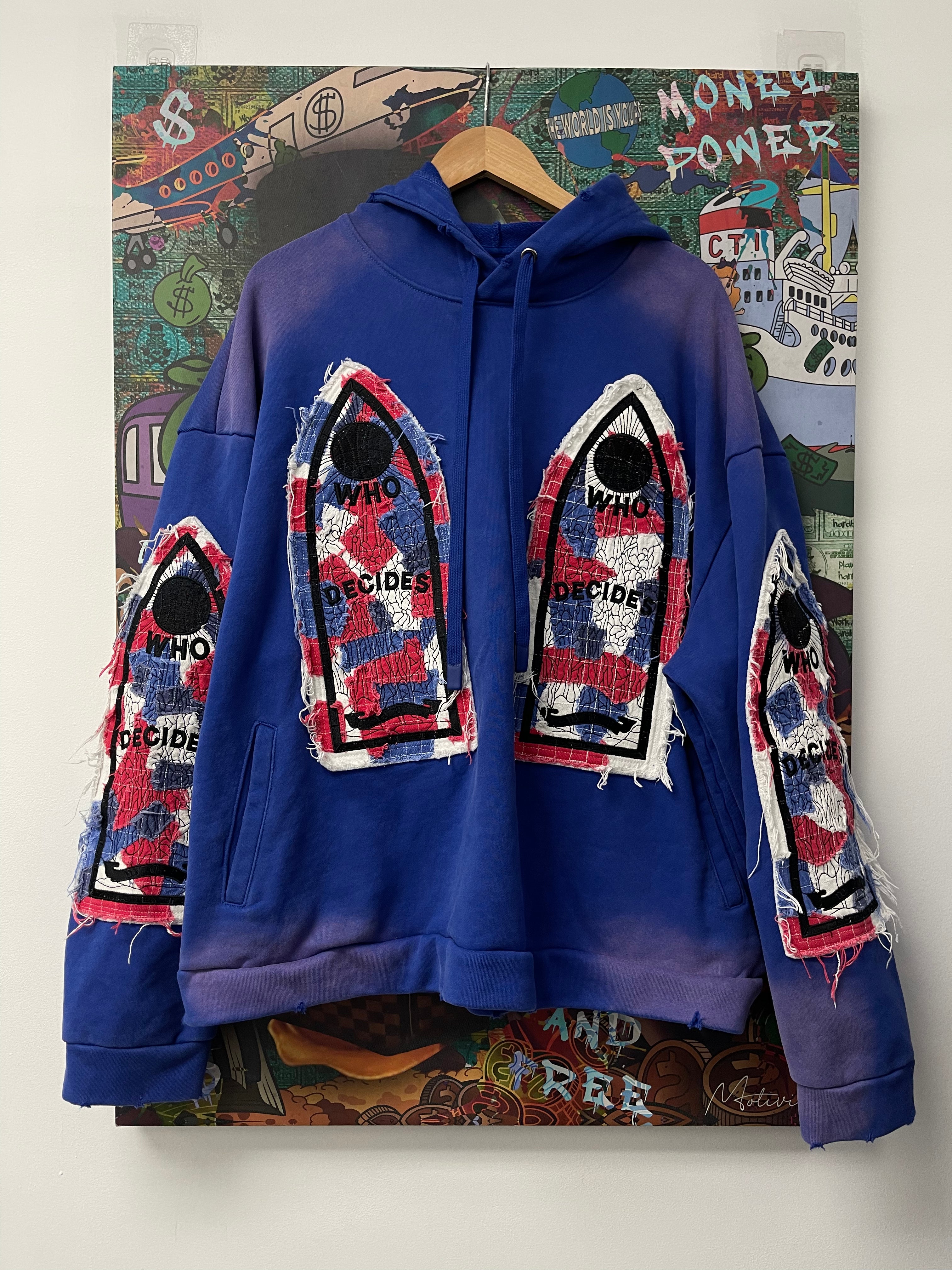 WDW Blue Glory Hoodie Used