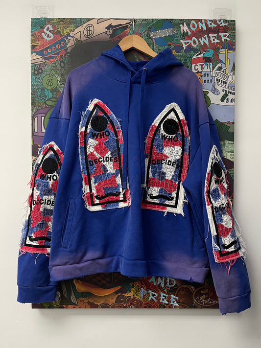 WDW Blue Glory Hoodie Used