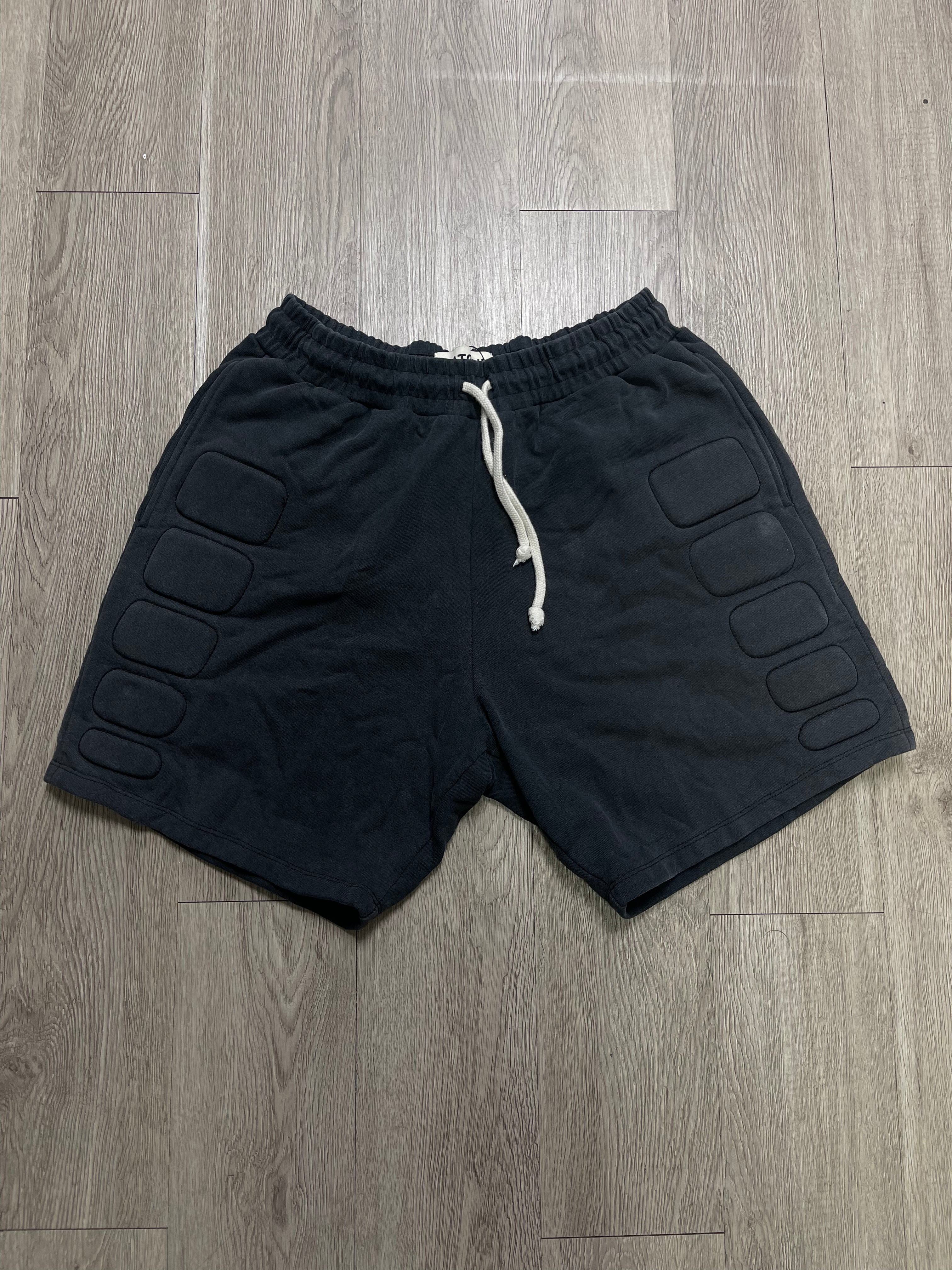 Satoshi Nakamoto Black Padded Shorts