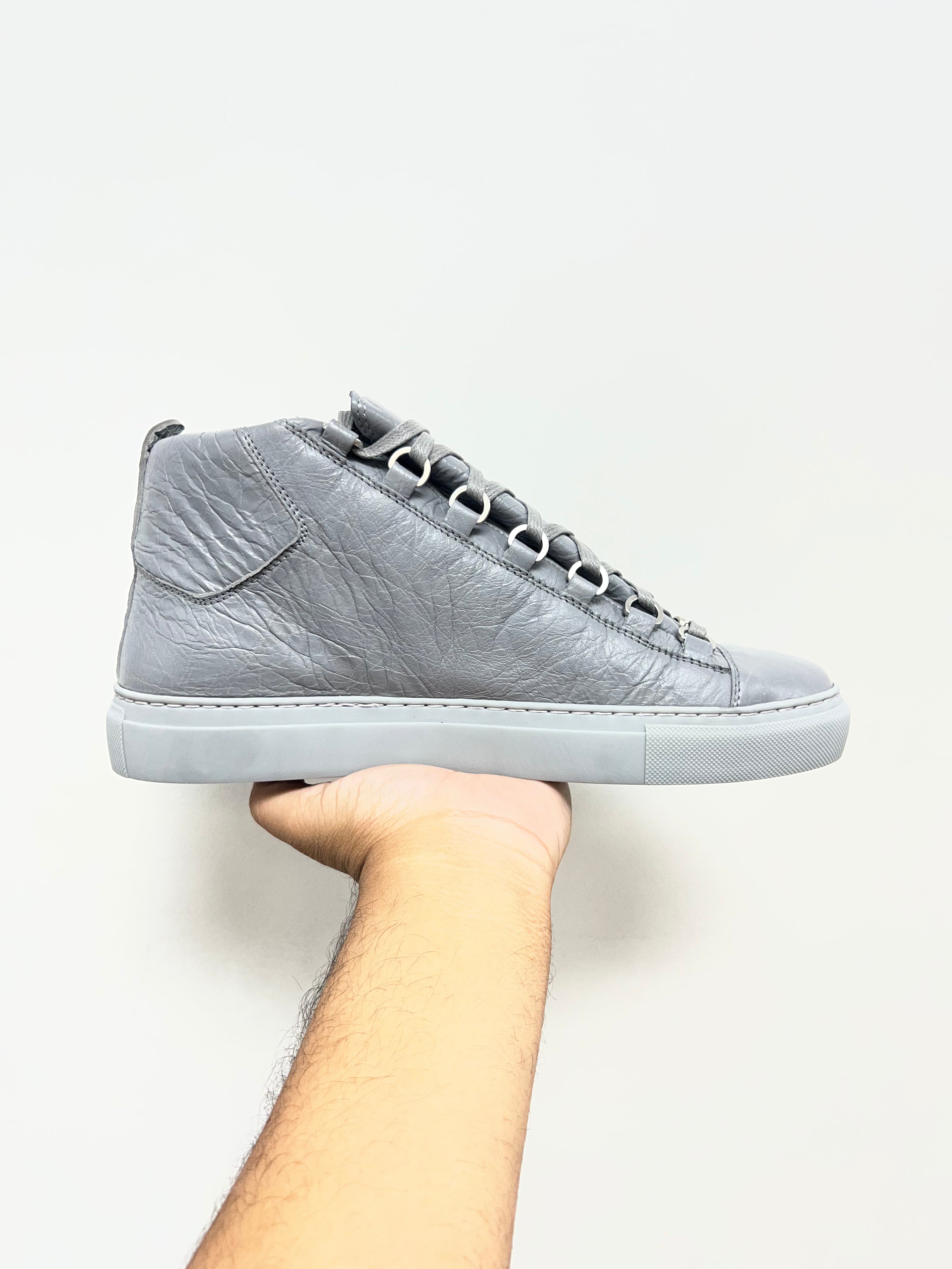 Balenciaga Grey Areana Hi Sneakers