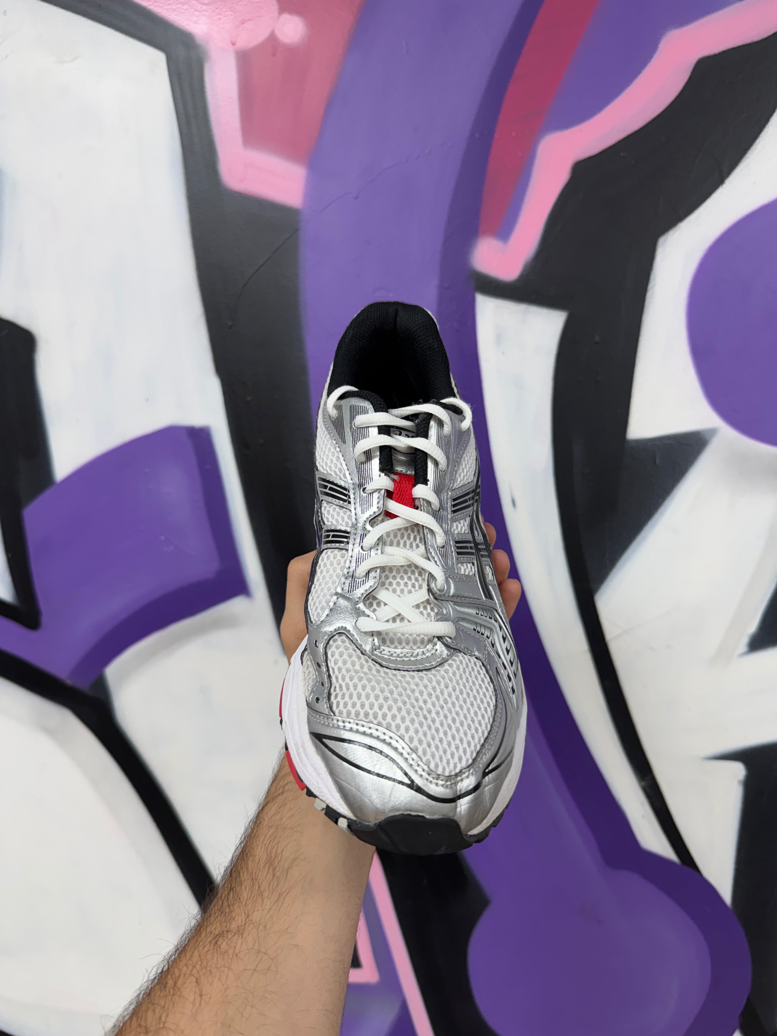 ASICS Classic Red Kayano 14 Sneakers