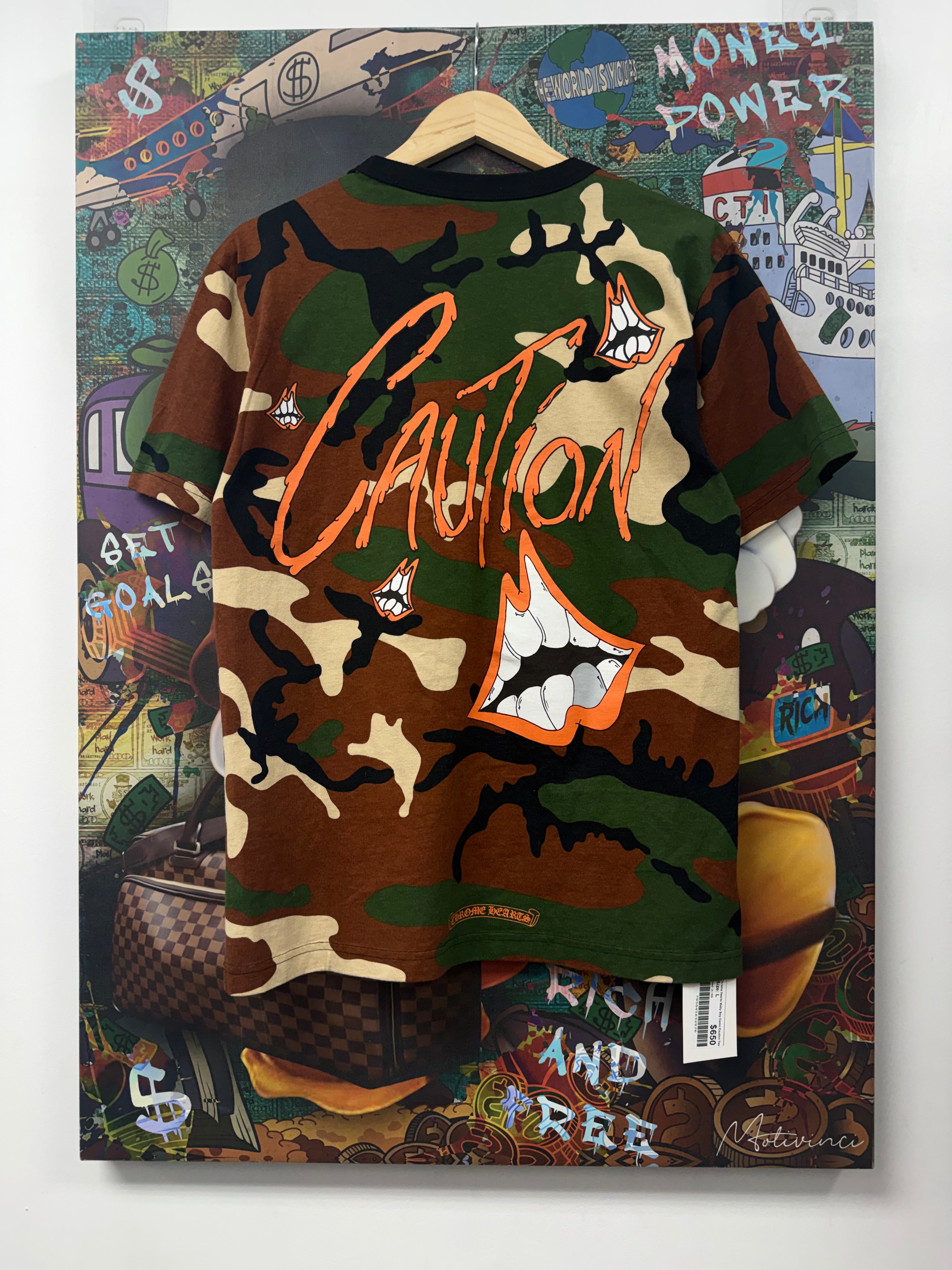 Chrome Hearts Matty Boy Camo Caution Tee