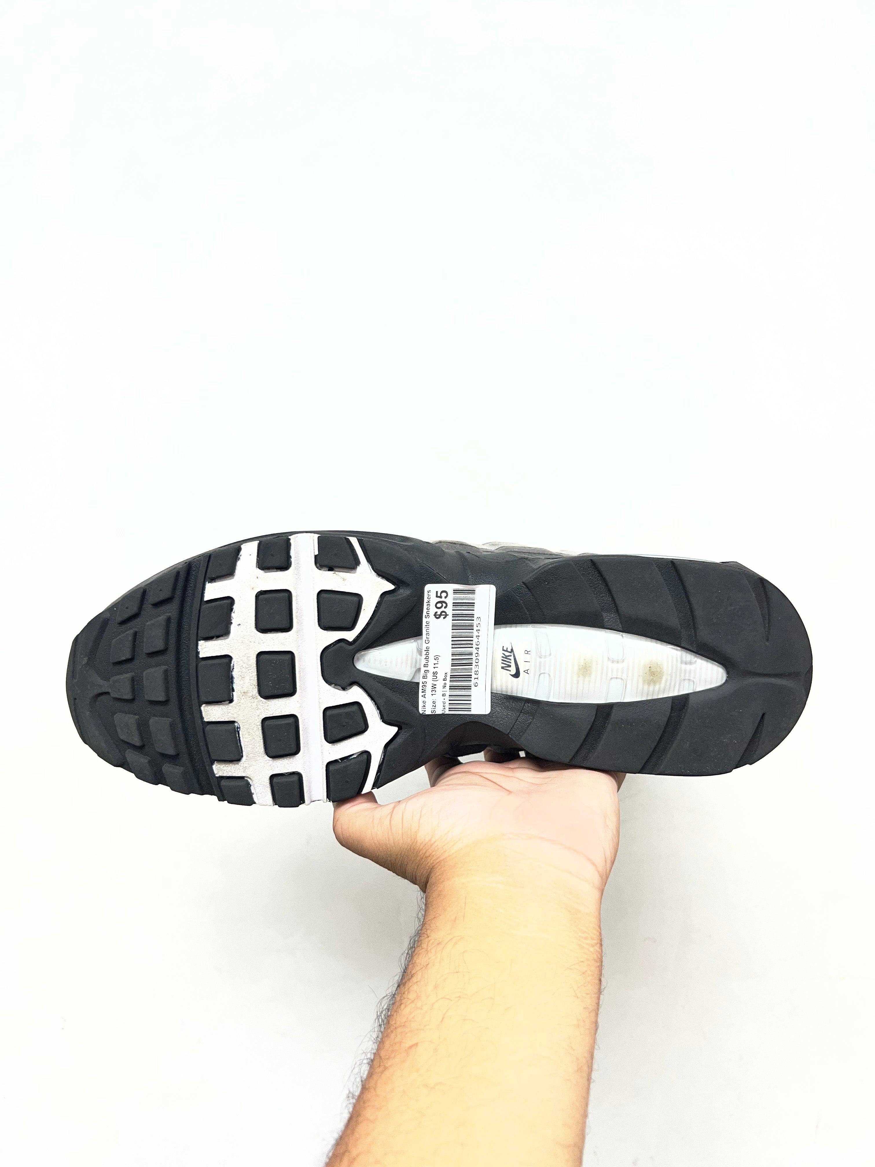 Nike AM95 Big Bubble Granite Sneakers