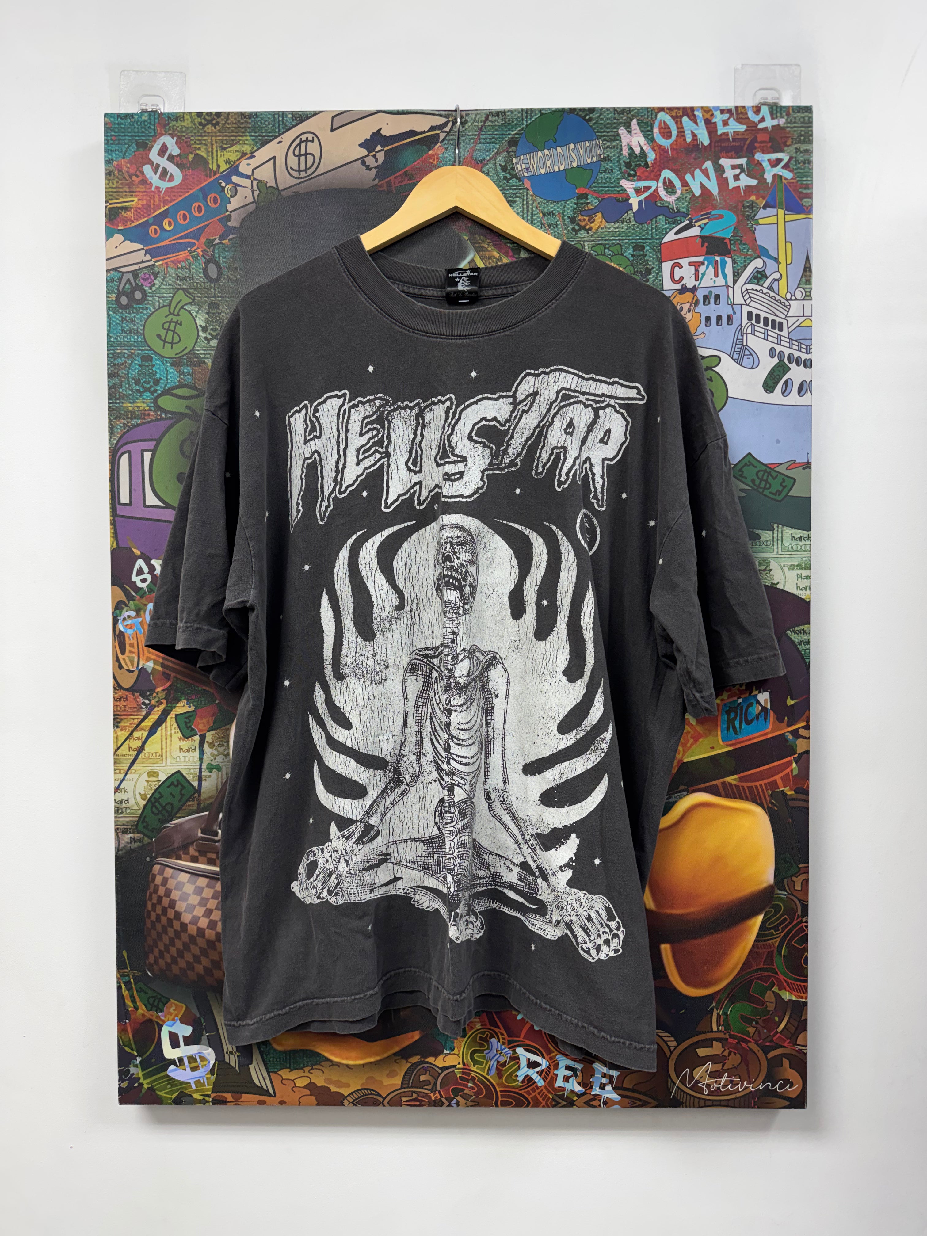 Hellstar Grey Inner Peace Tee