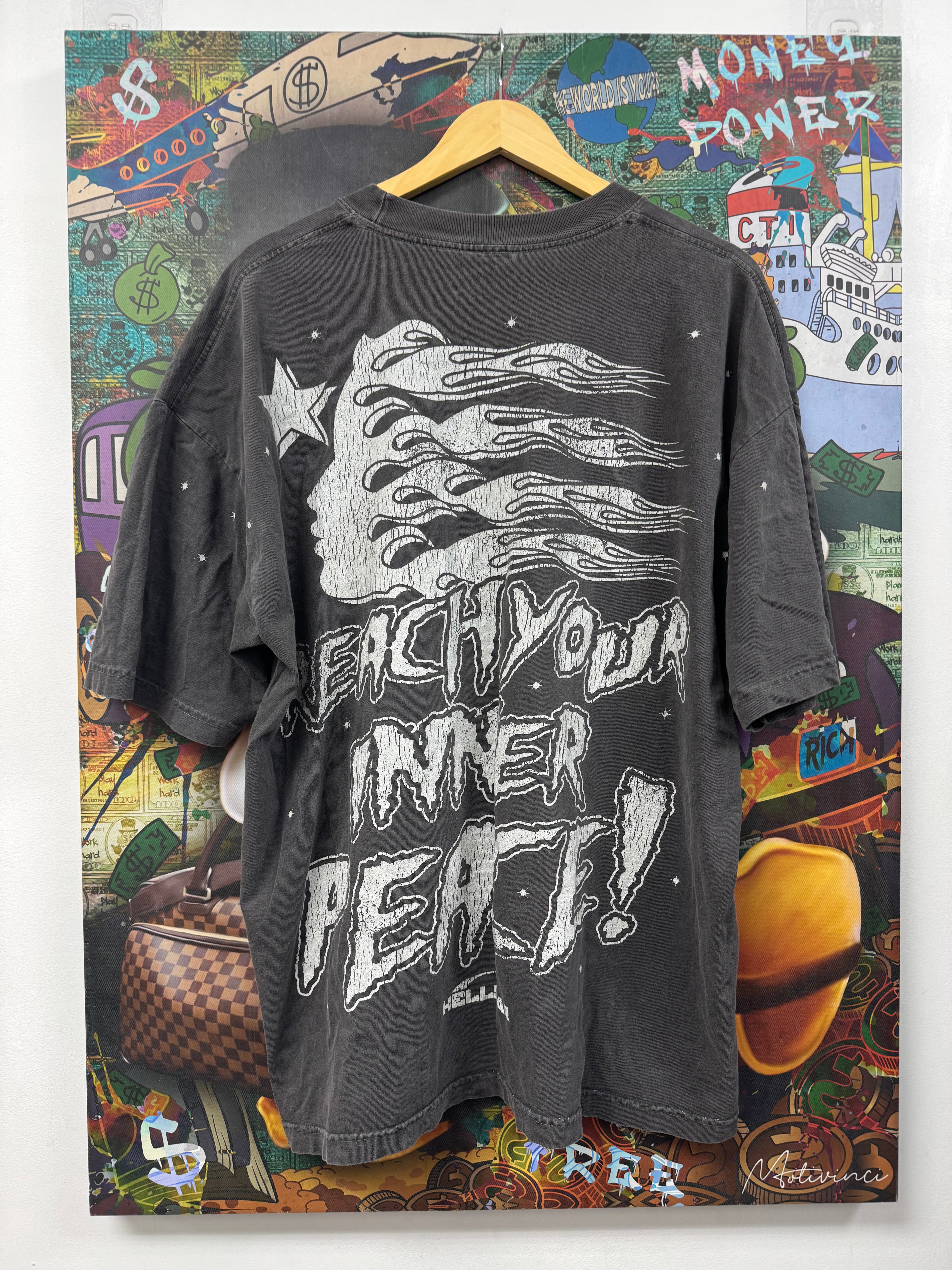 Hellstar Grey Inner Peace Tee