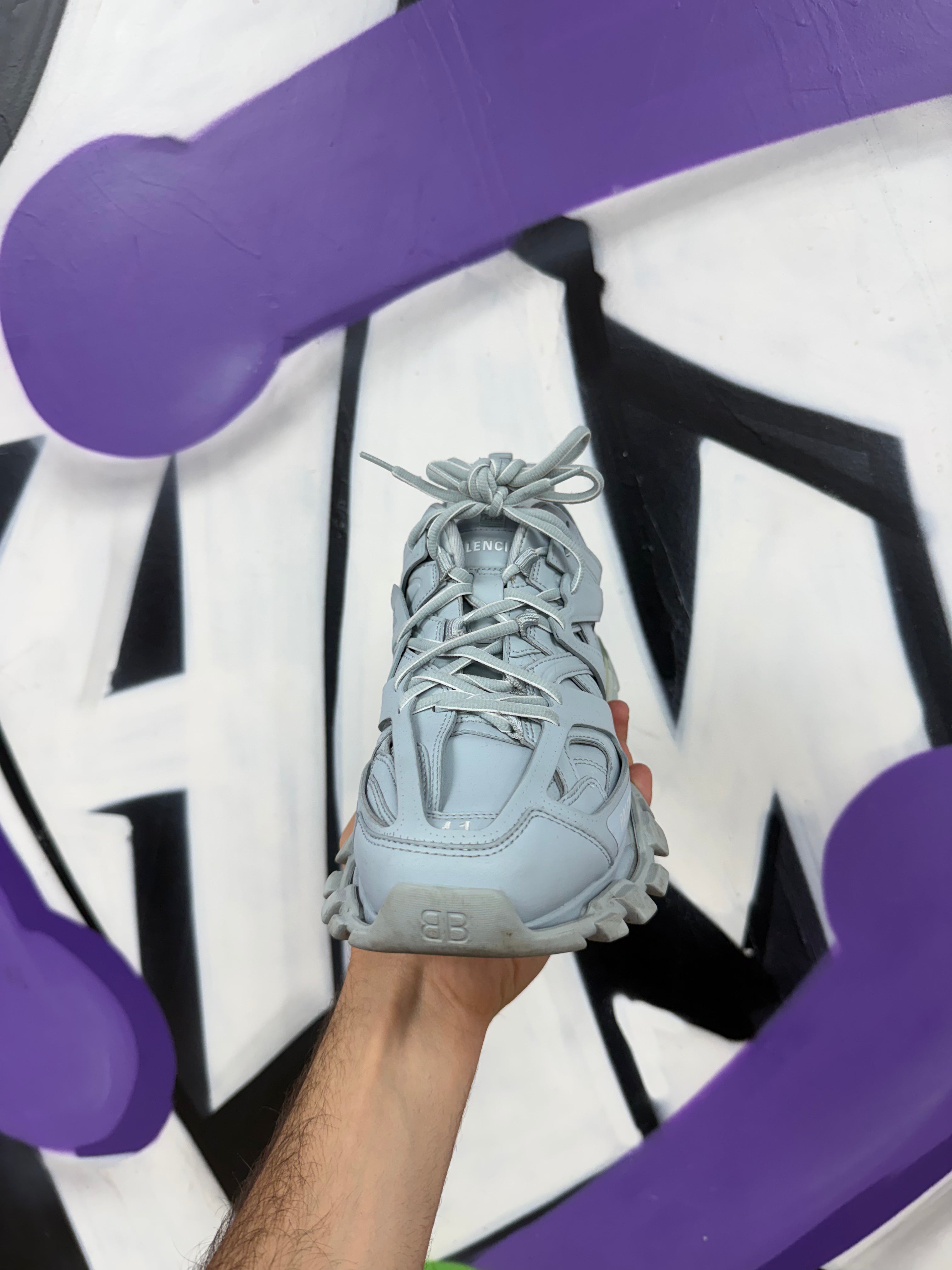 Balenciaga Baby Blue Track Sneakers