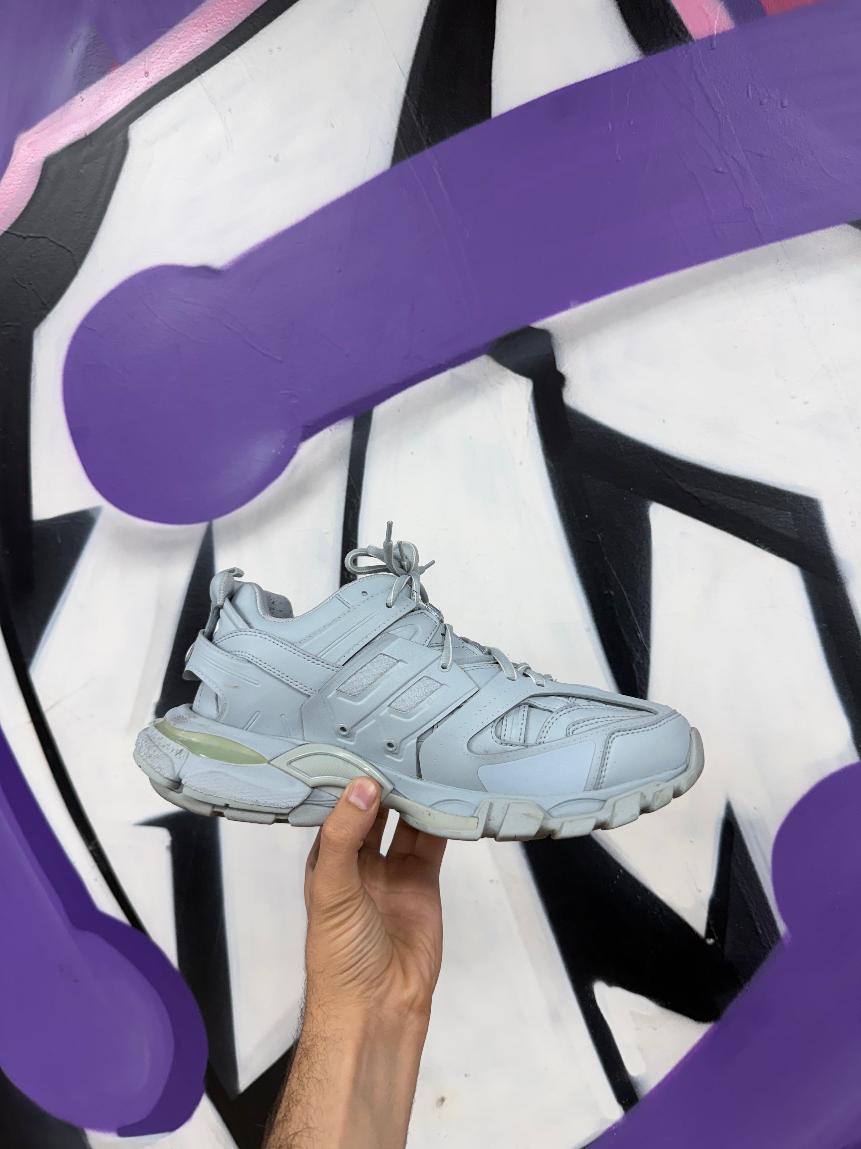 Balenciaga Baby Blue Track Sneakers