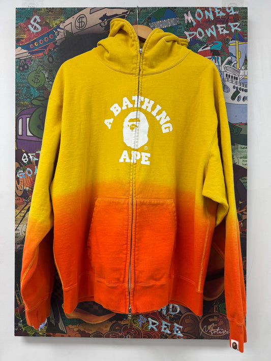 BAPE Zip Up Yellow Orange Used XXL N/A