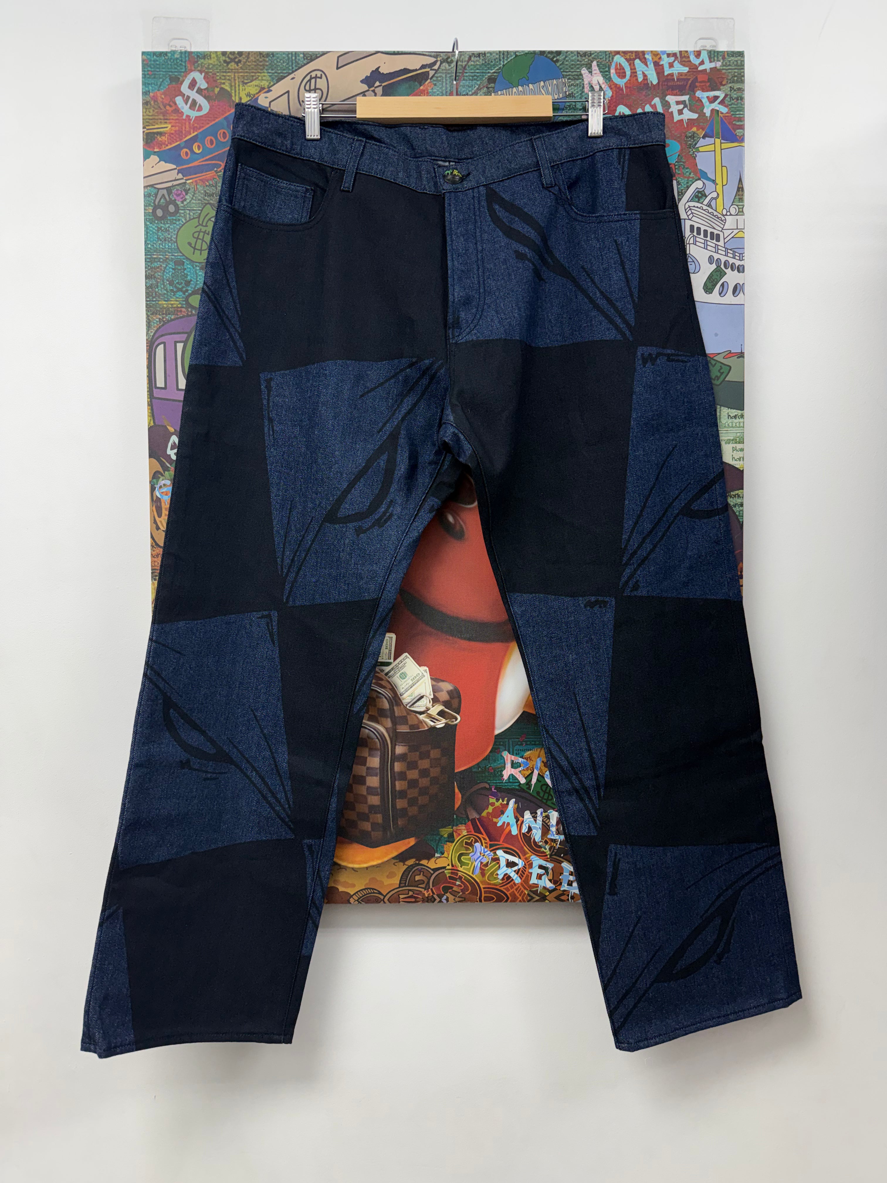Matty Boy Navy Black Stay Fast Jeans