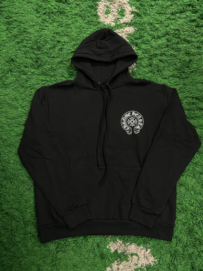 Chrome Hearts Miami Horseshoe Hoodie Black New Medium