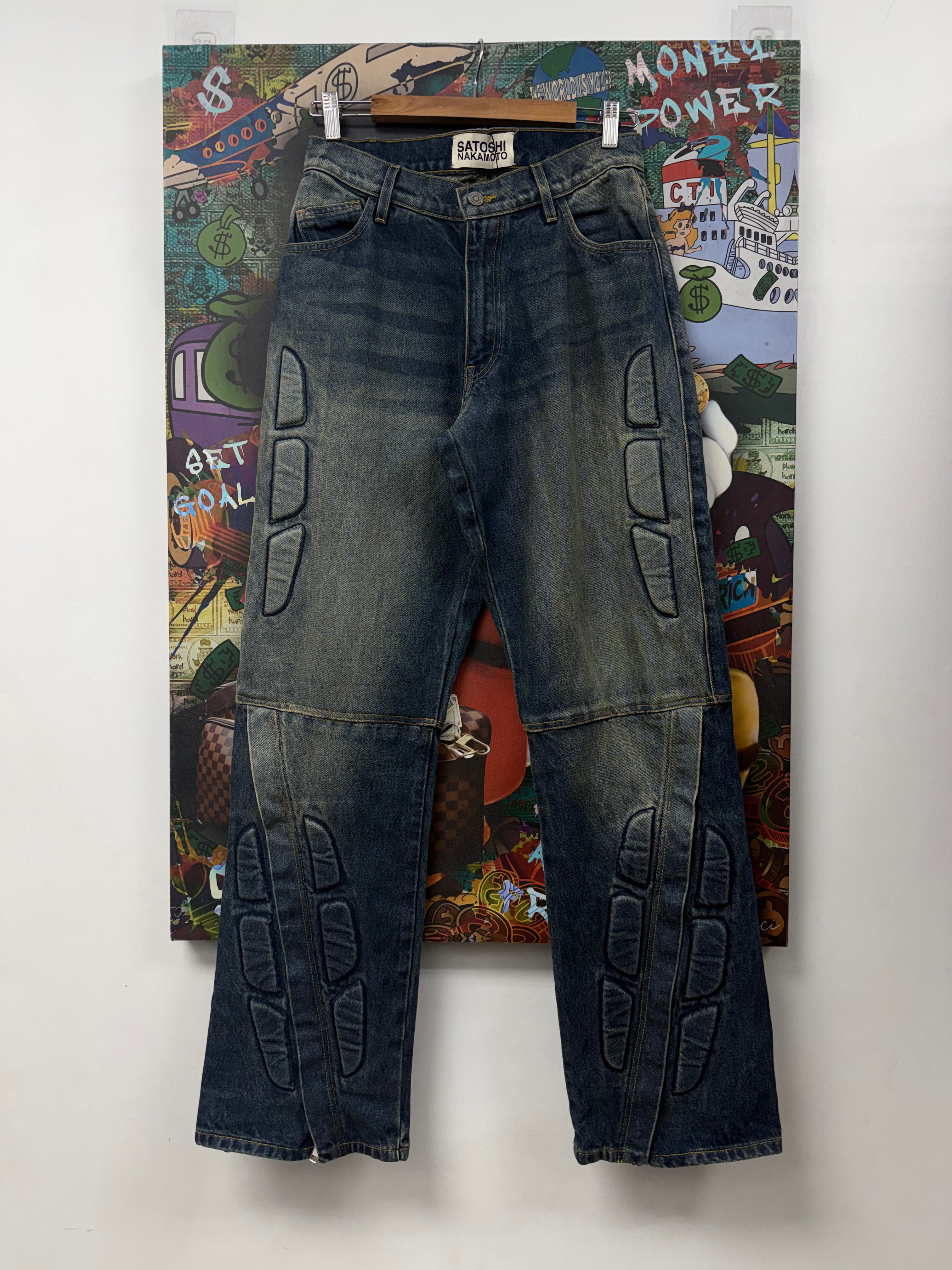 Satoshi Nakamoto Moto Jeans
