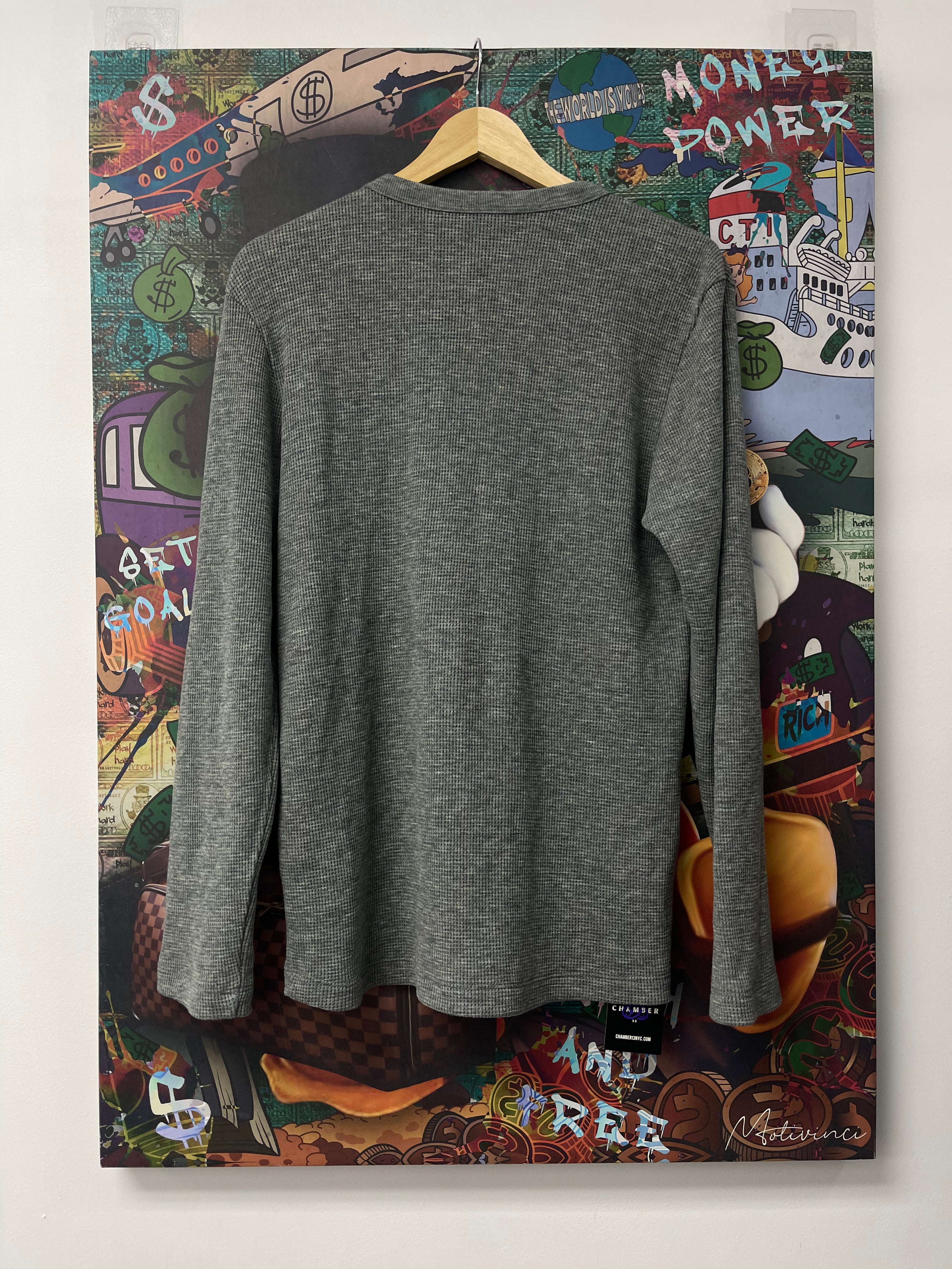 Chrome Hearts Waffle Thermal LS Grey New