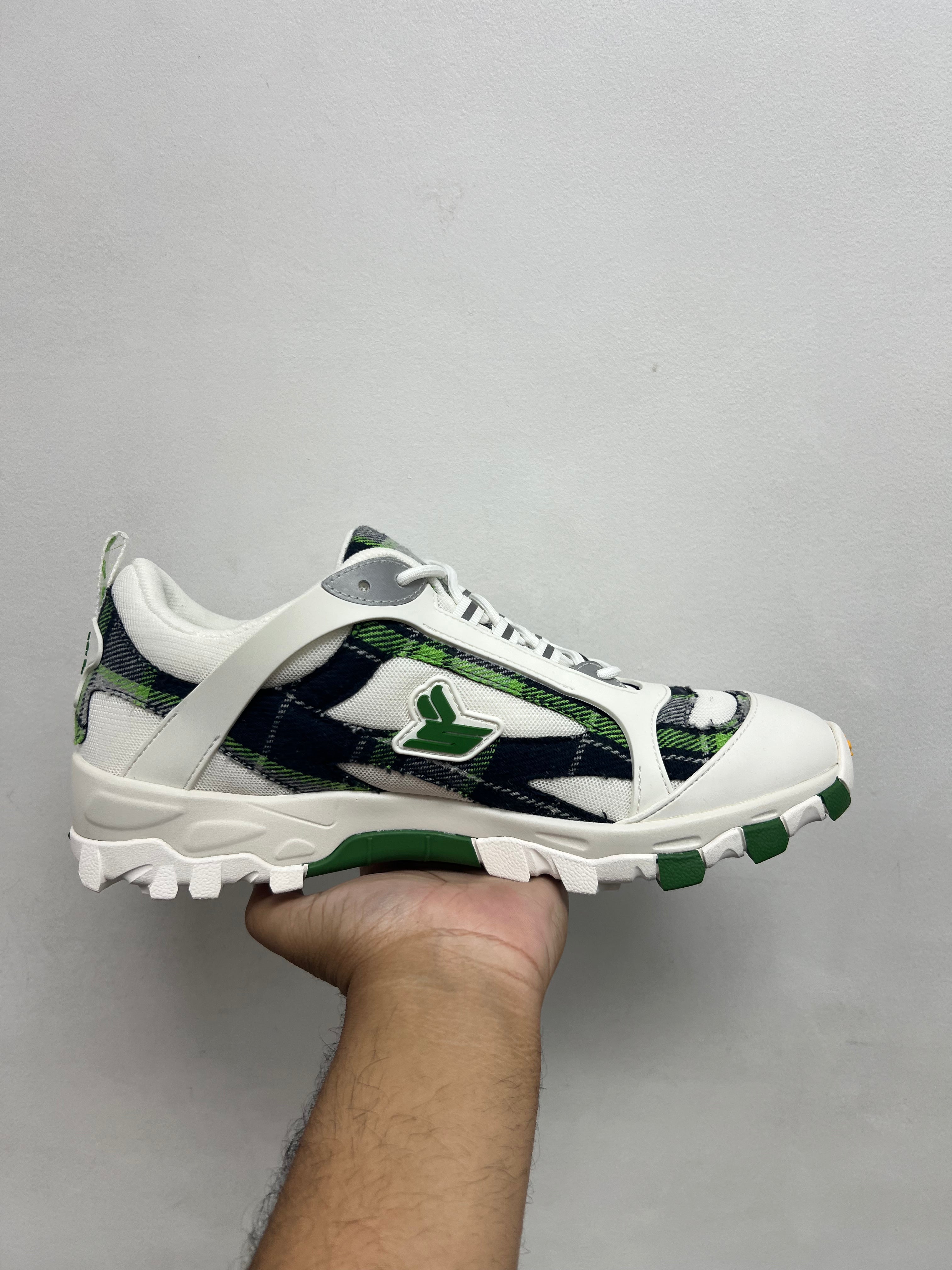Eric Emanuel x Sicko Hiking Trail Green White Sneakers