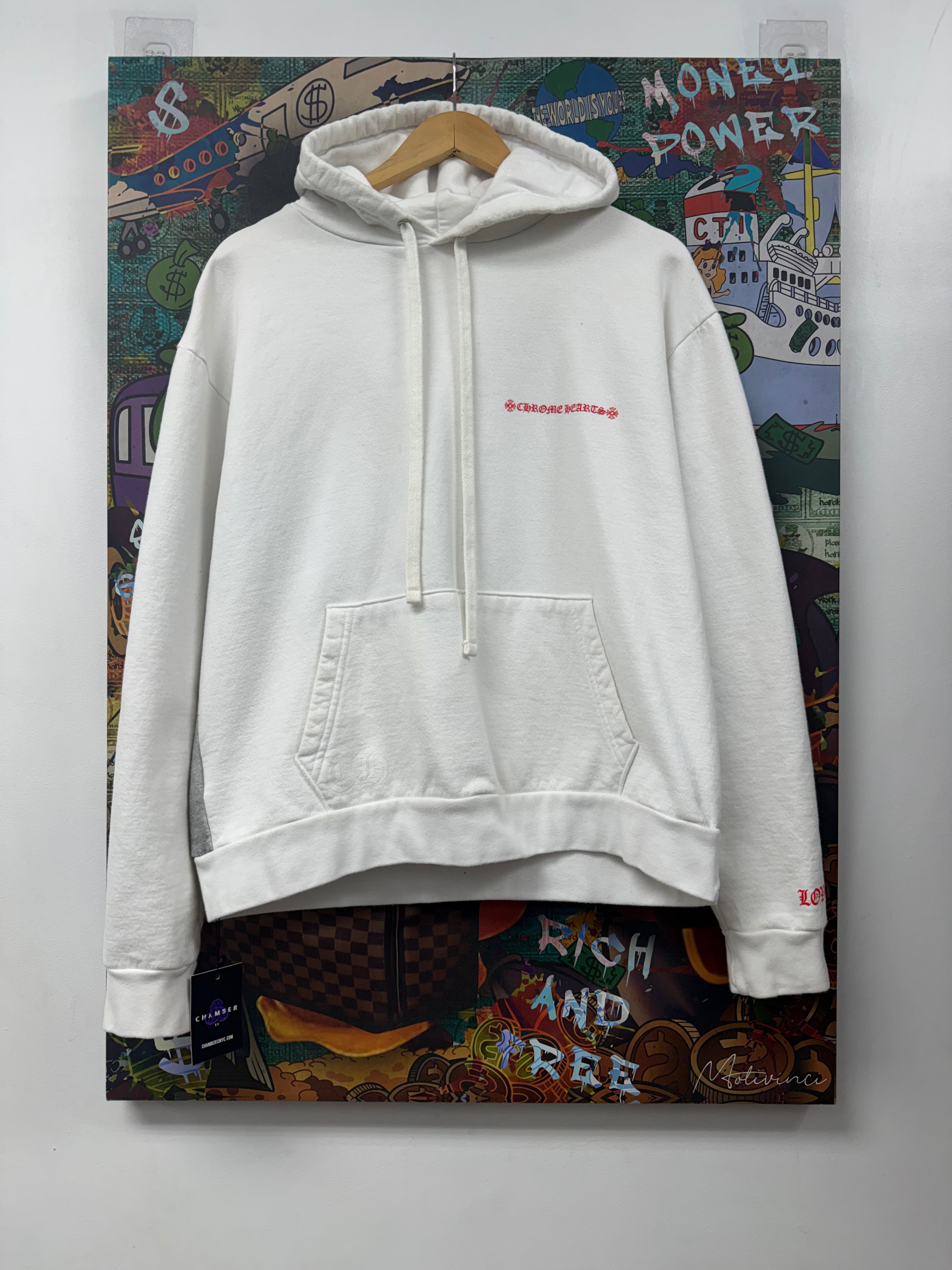 Chrome Hearts White Laurie Stark Love You Hoodie