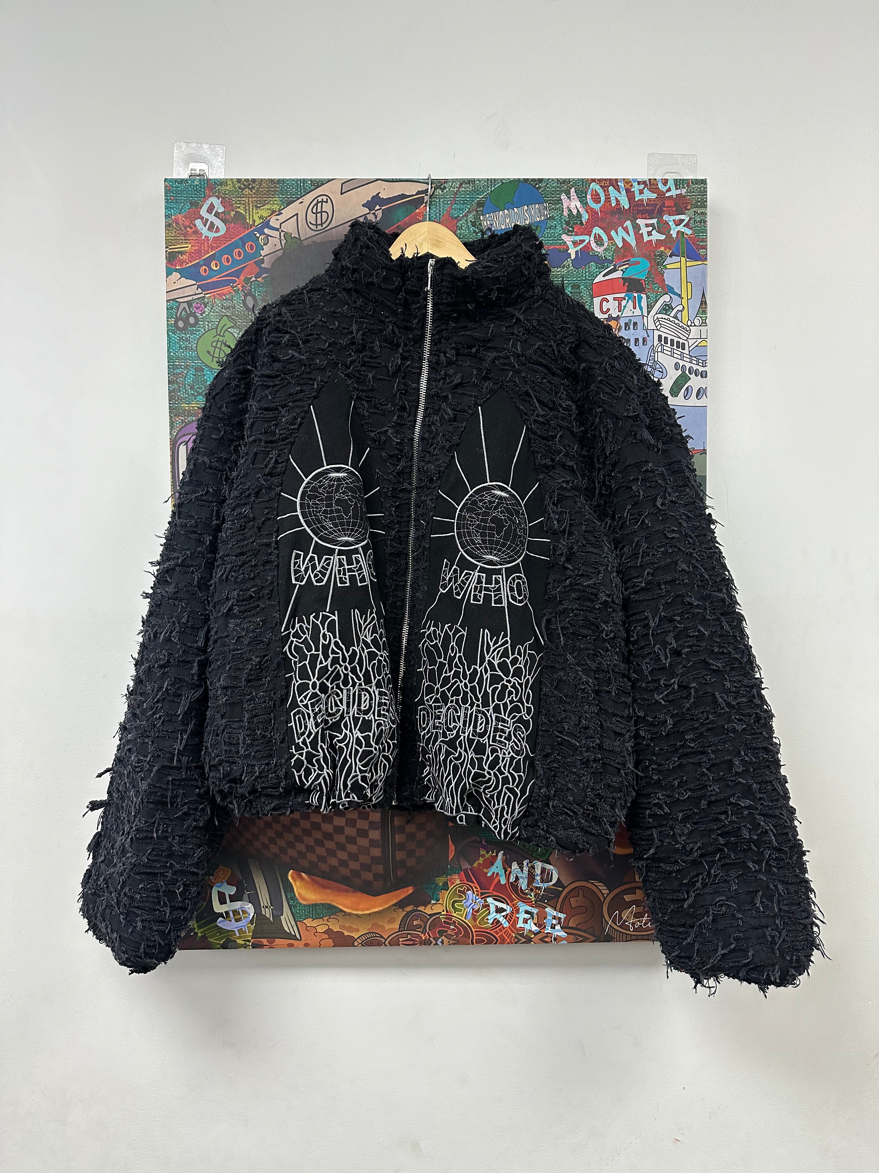 WDW Distressed Husk Down Jacket New Large With Tags