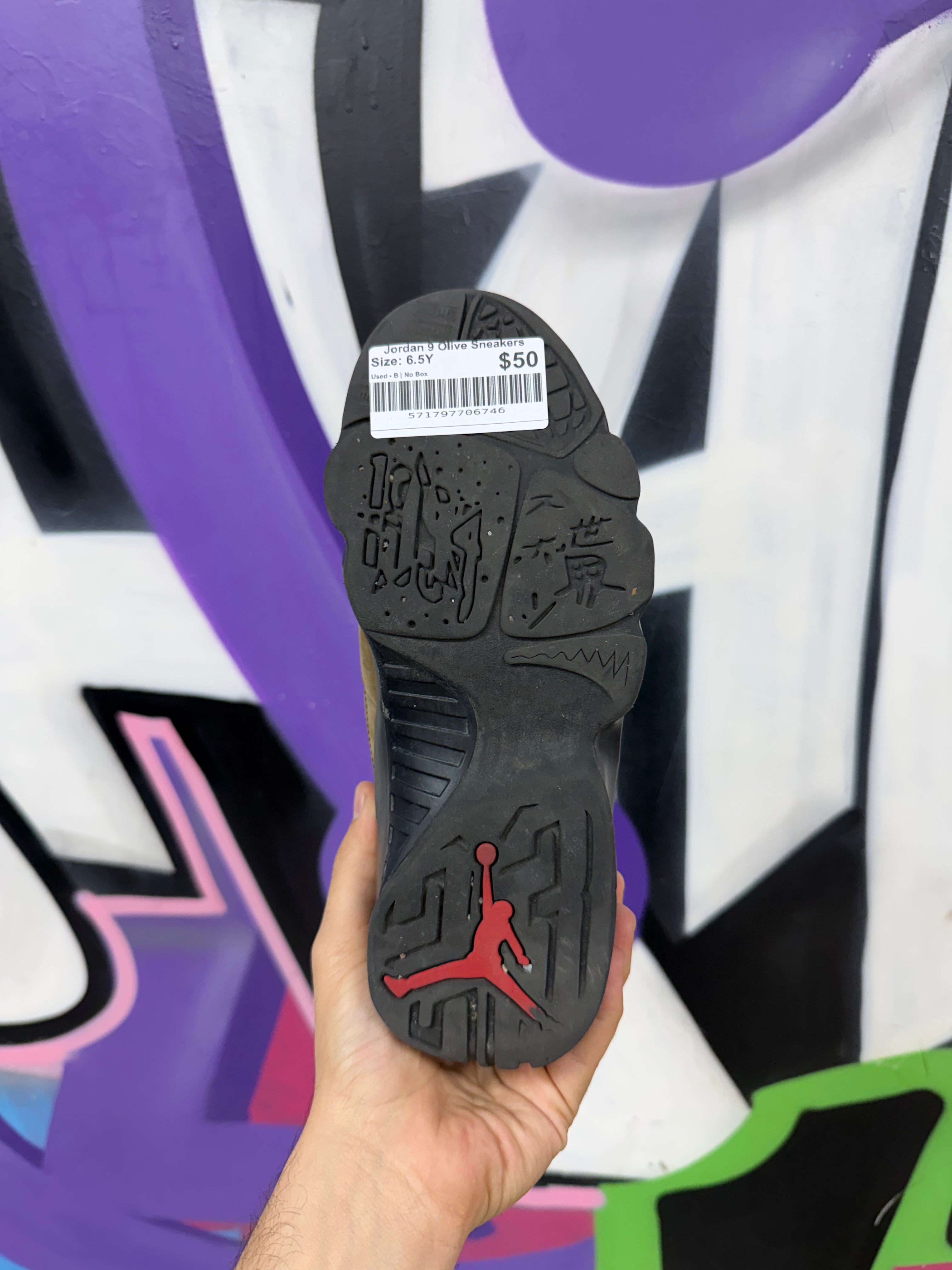 Jordan 9 Olive Sneakers