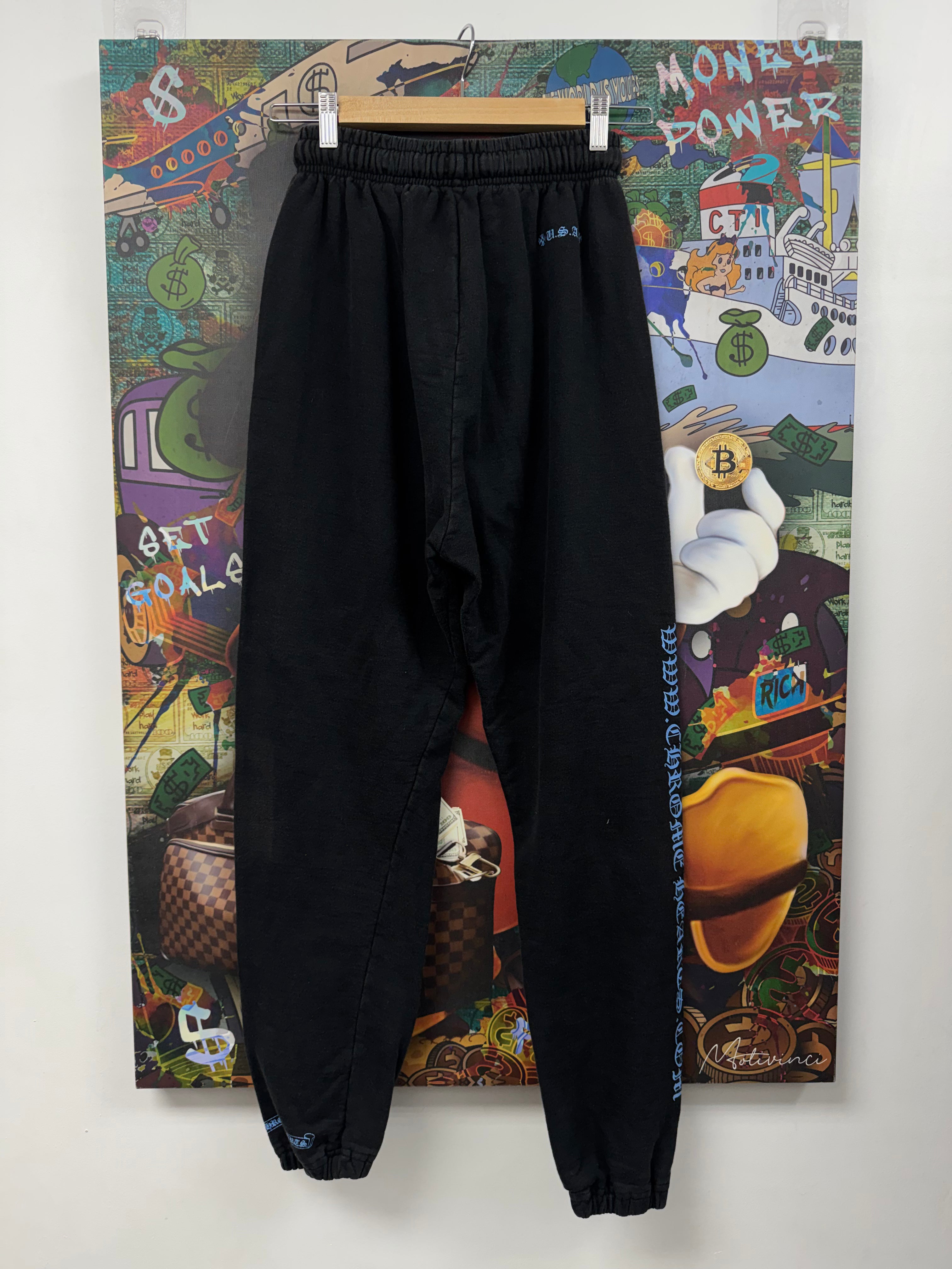 Chrome Hearts Black Blue Horseshoe Online Sweats