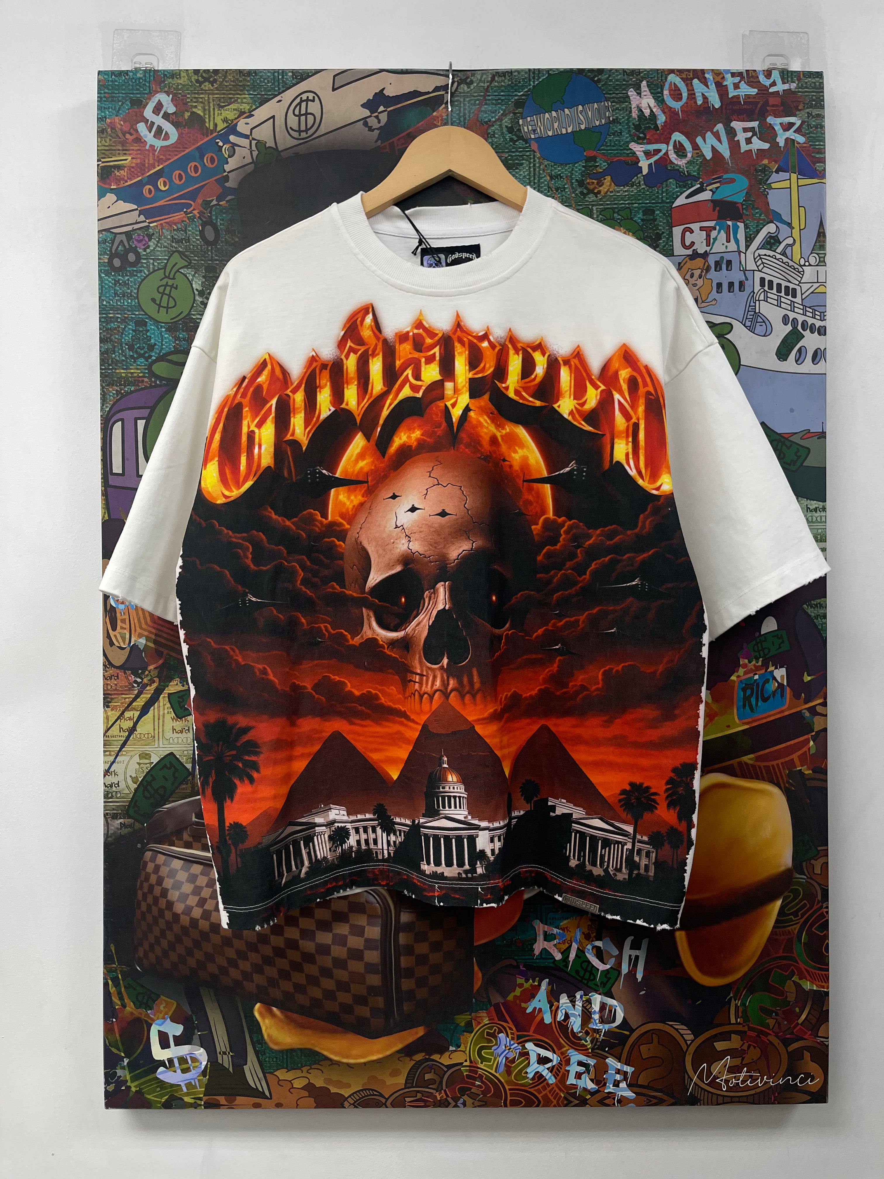 Godspeed White Echoes Of Empire Tee