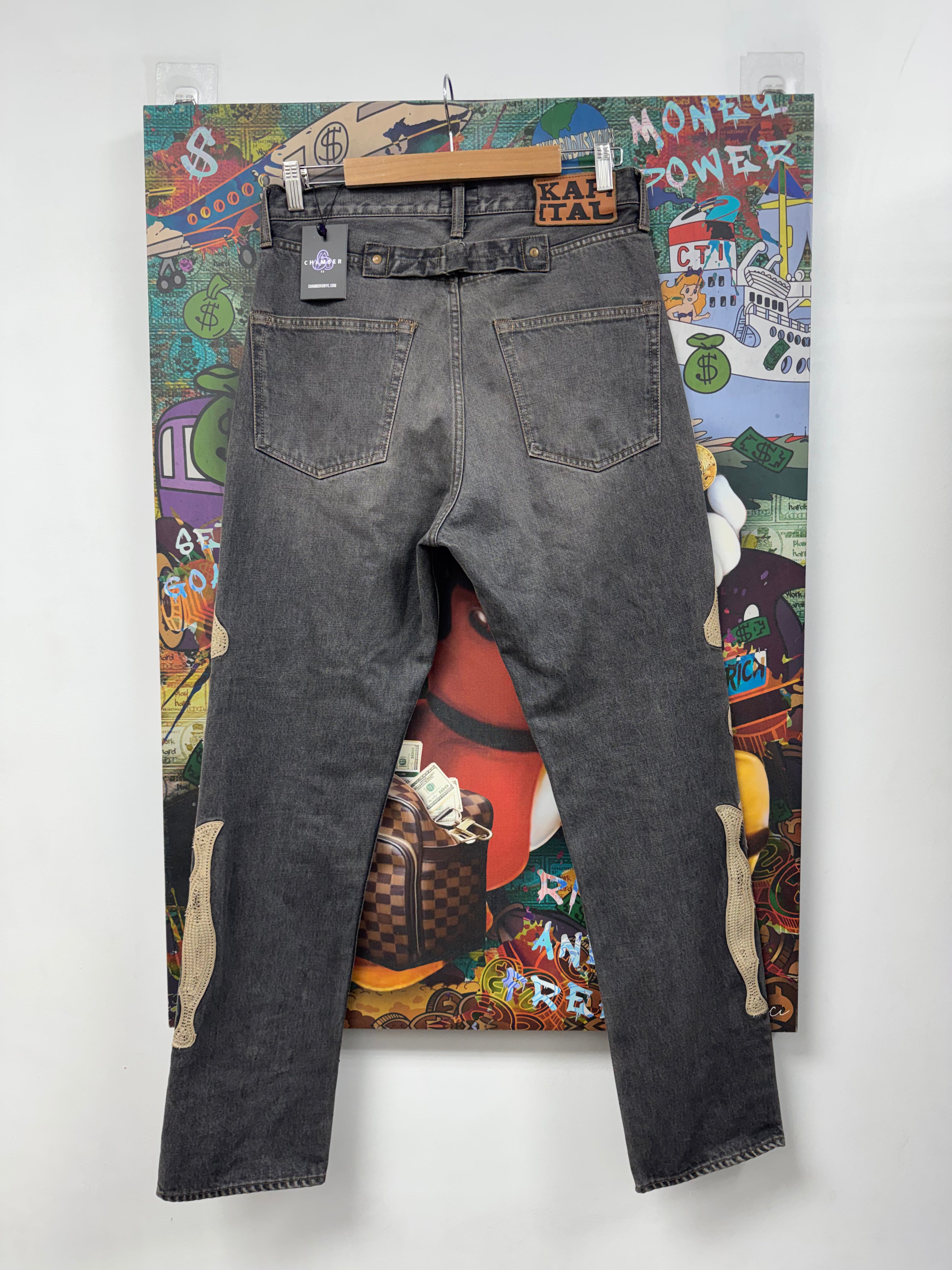 Kapital Grey Bone Jeans