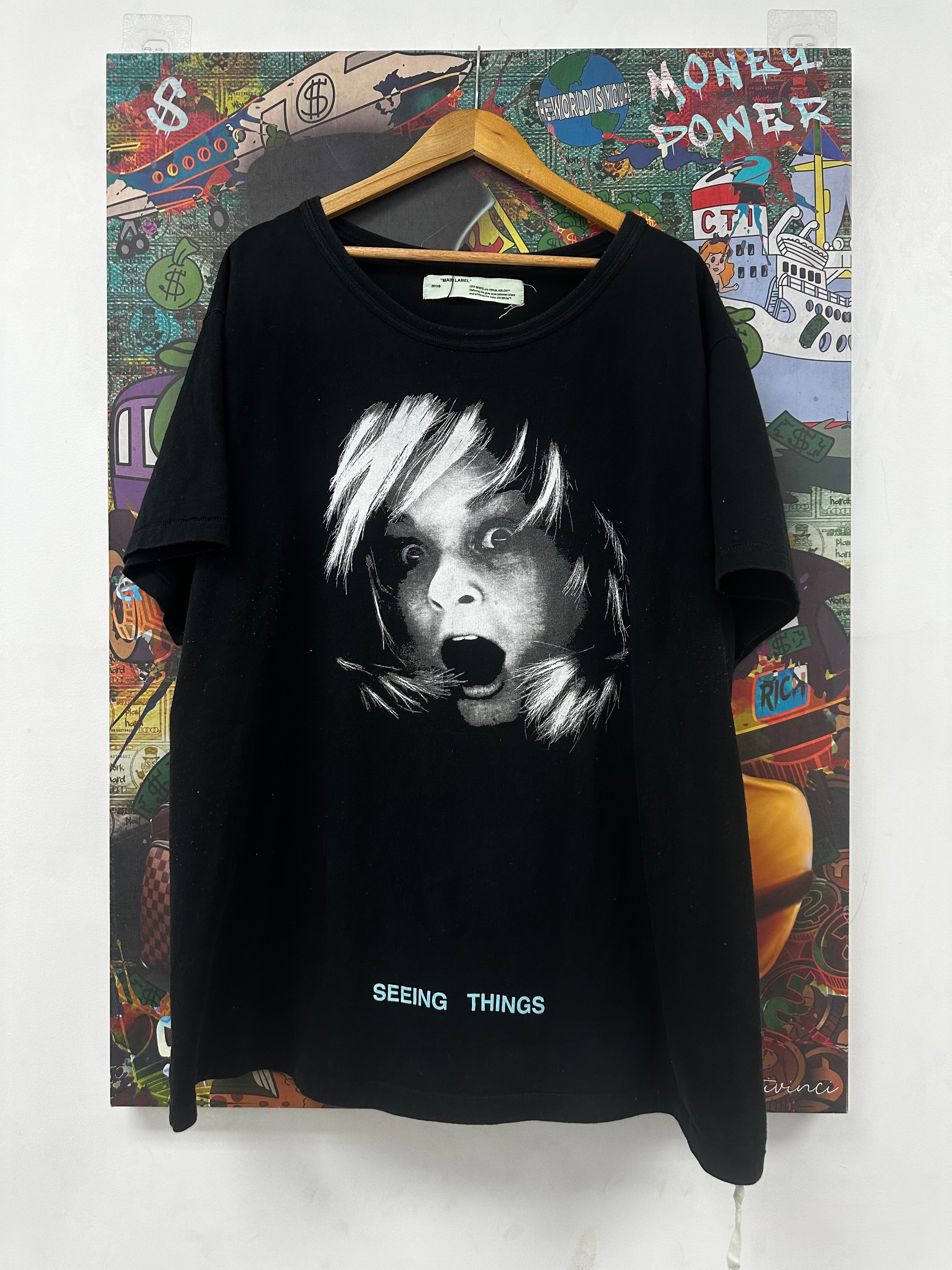Off White Seeing Things Tee Used XL