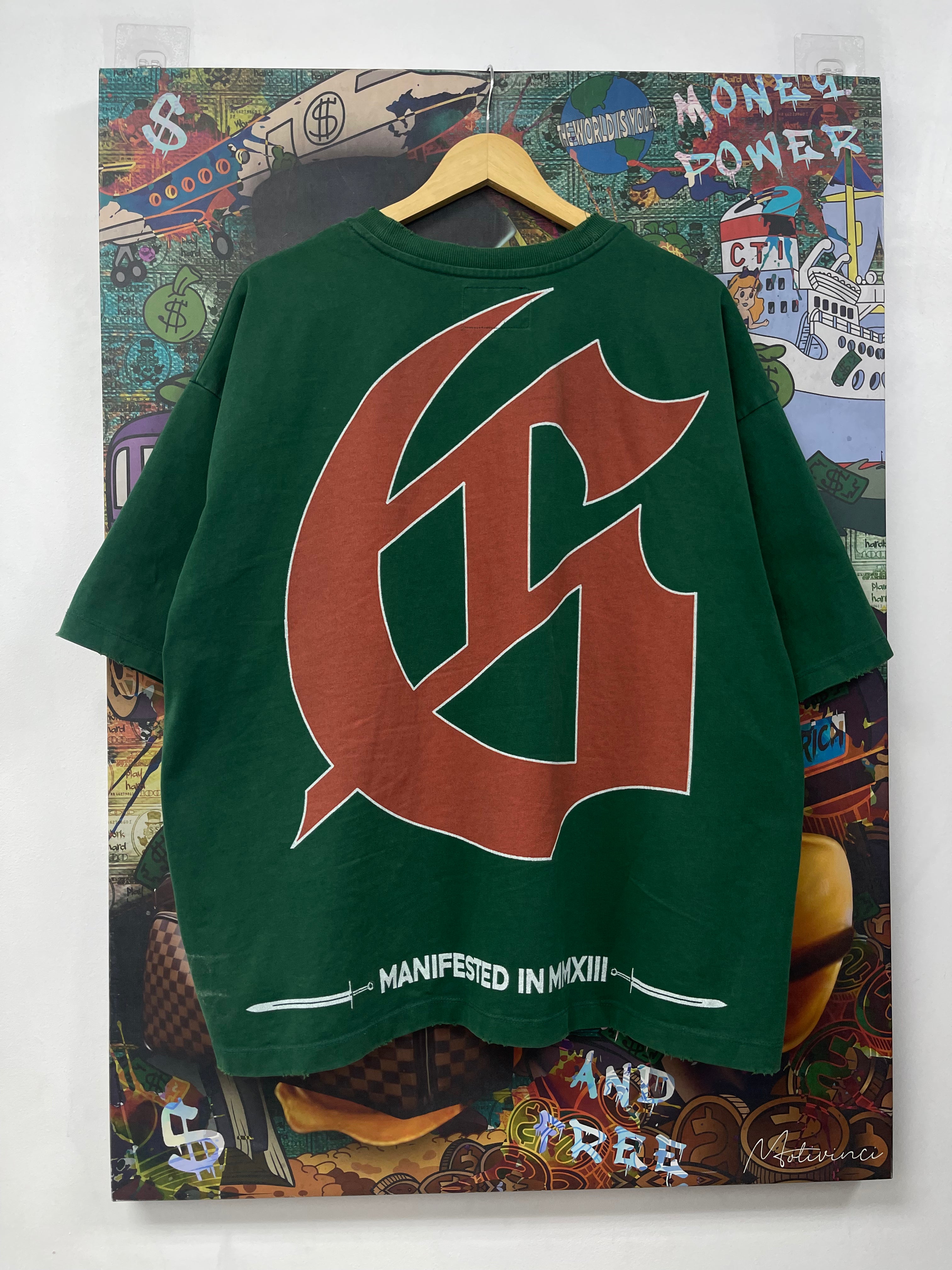 Godspeed Green Sea Sick Tee