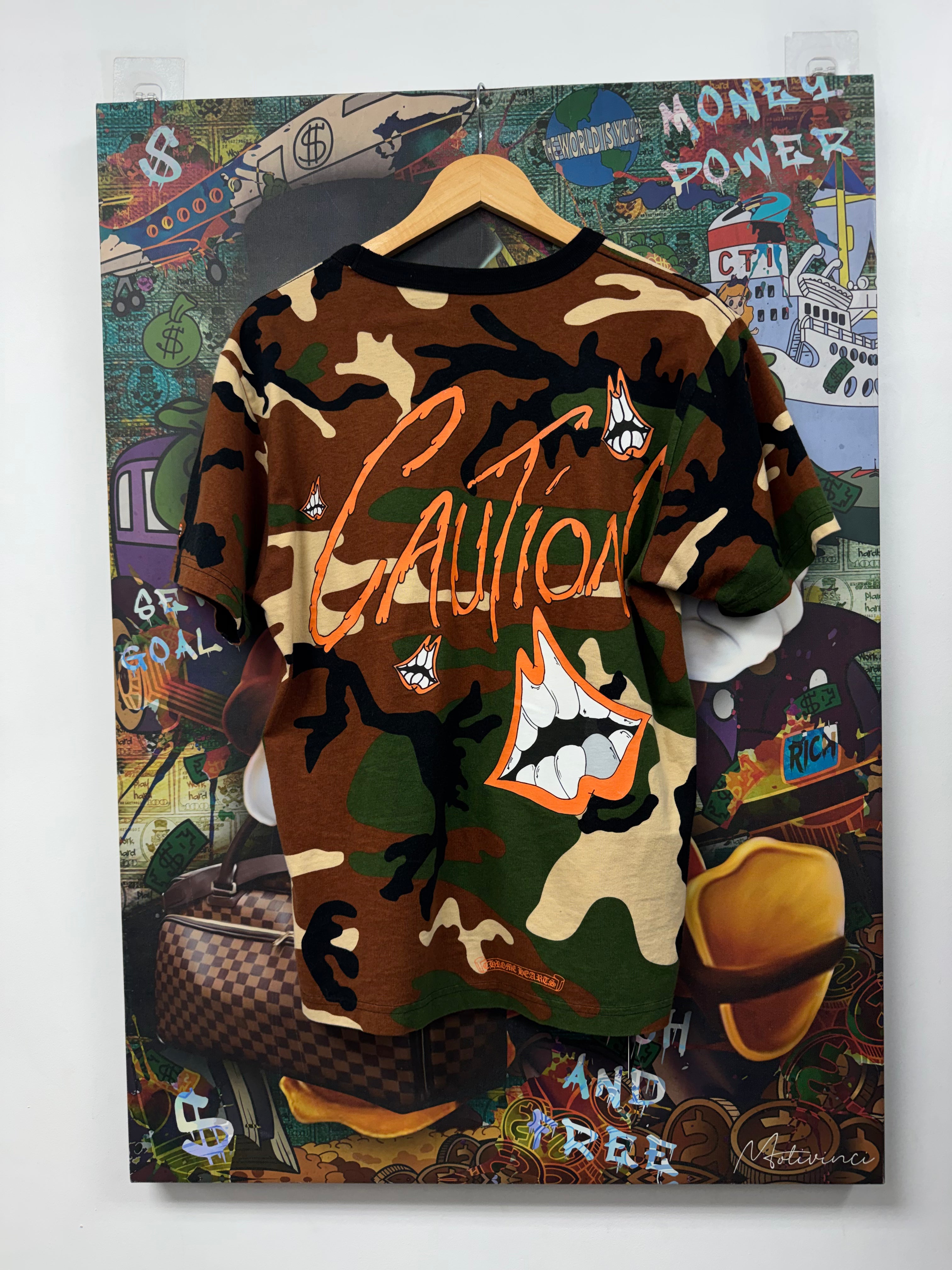 Chrome Hearts Matty Boy Caution Camo Tee