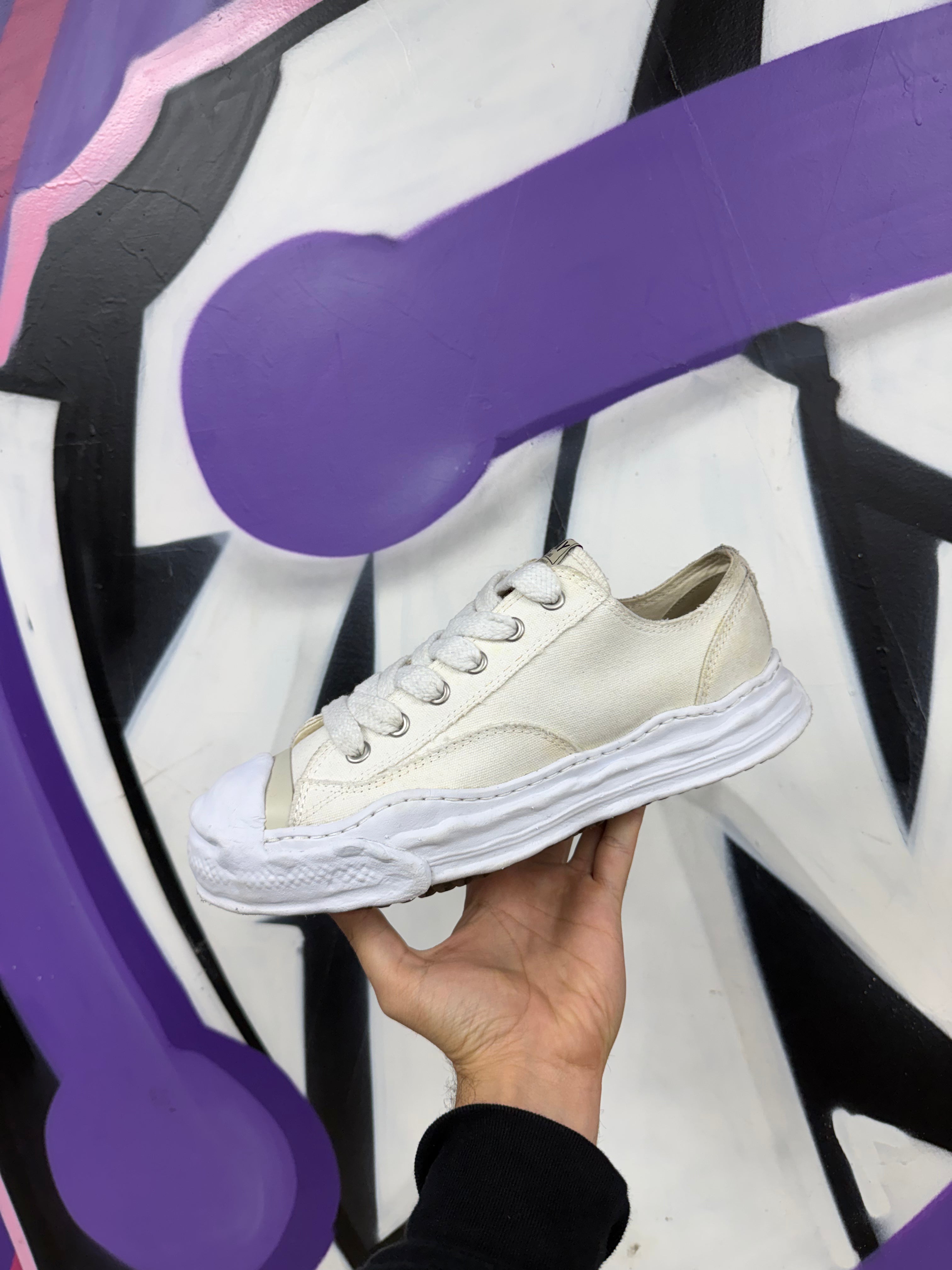MMY White Low Sneakers