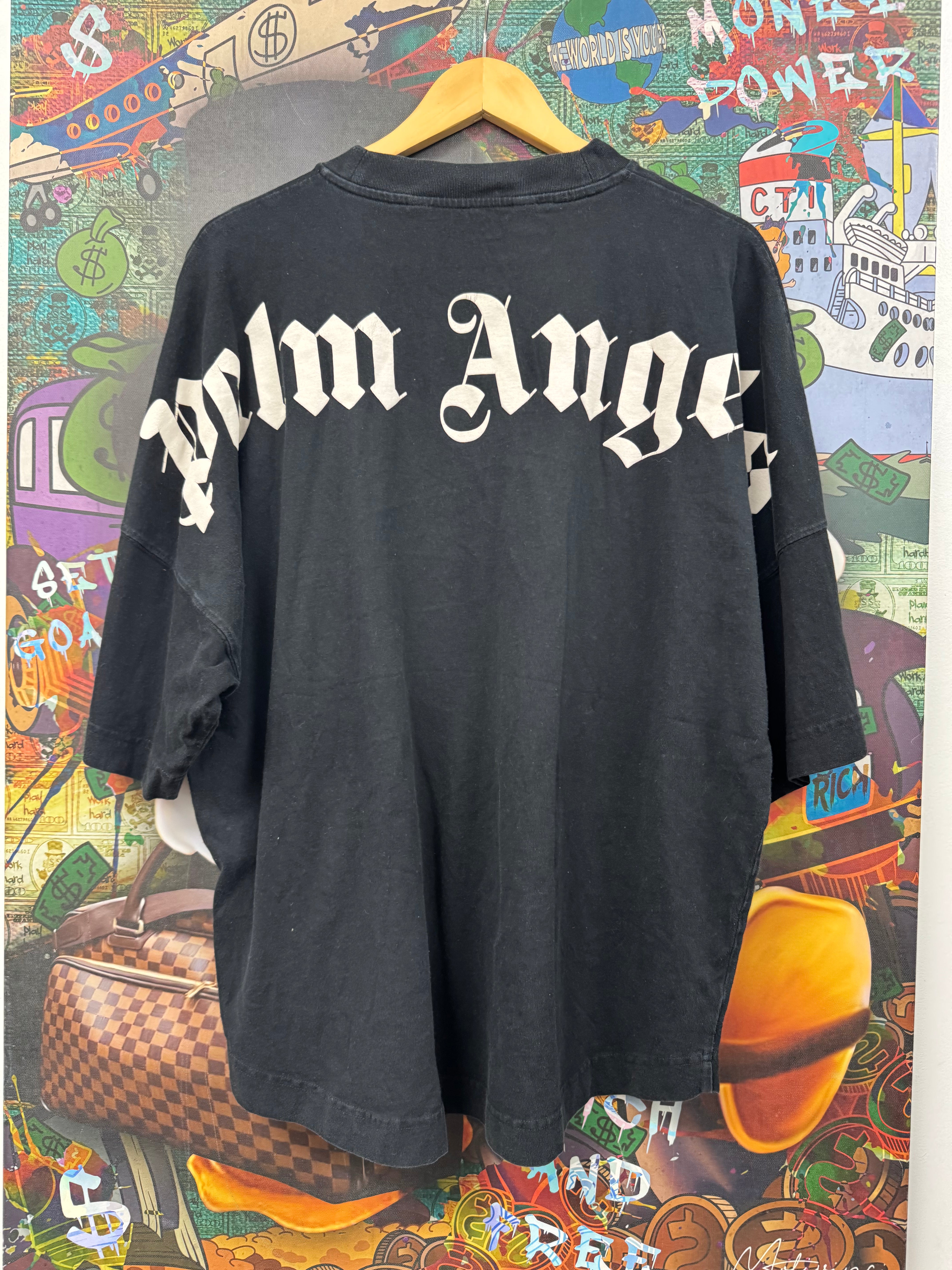 Palm Angels Black Oversized Tee