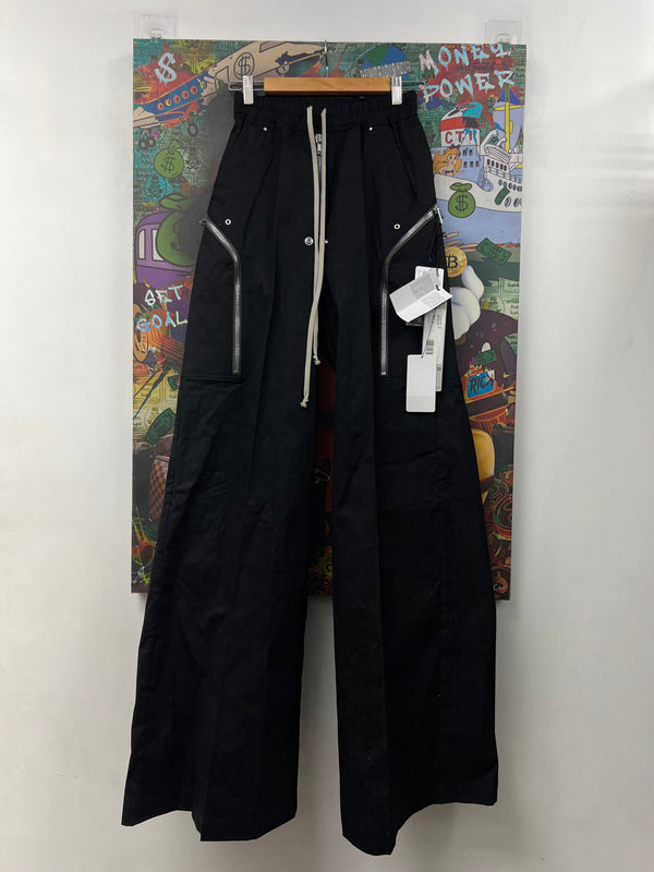 Rick Owens Black Hezier Cargo Pants