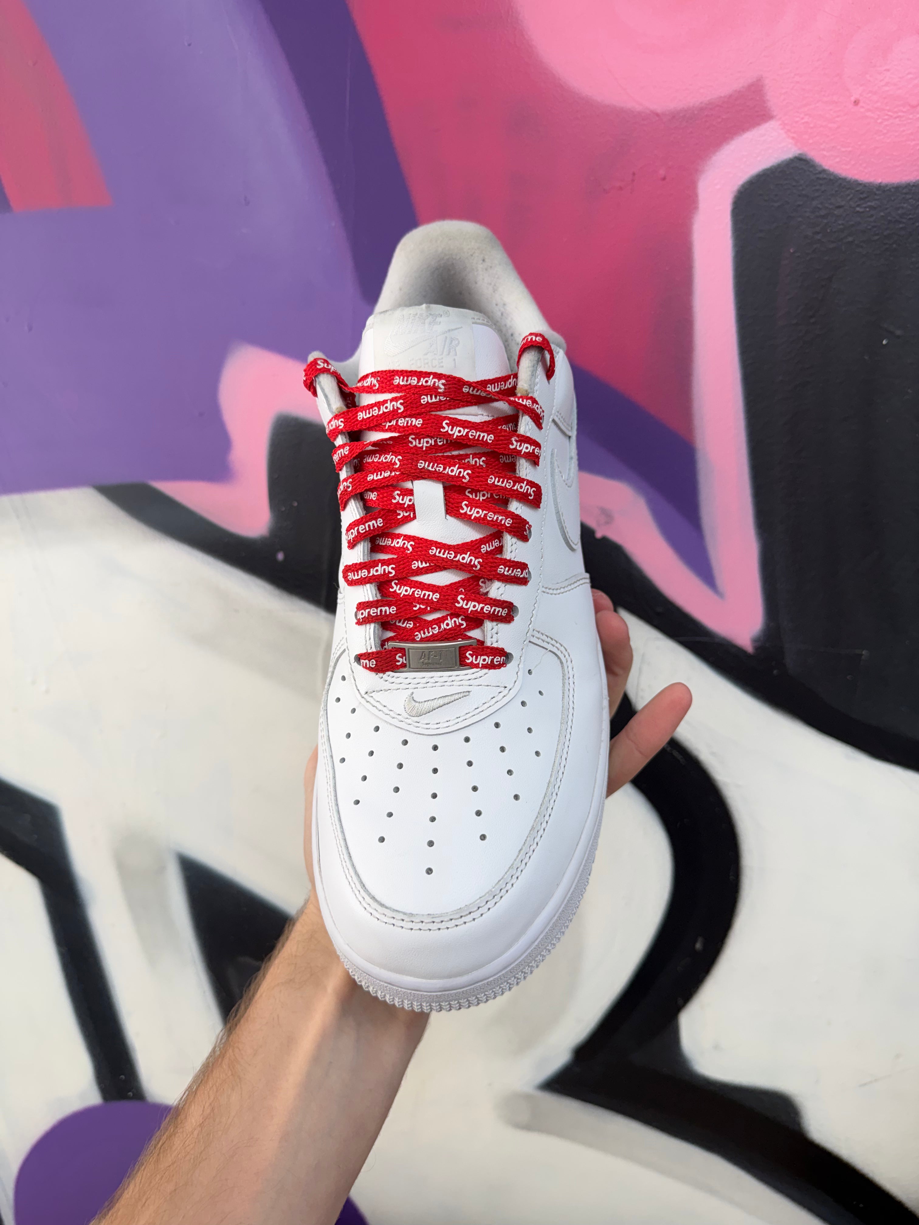 Nike Supreme AF1 White Sneakers