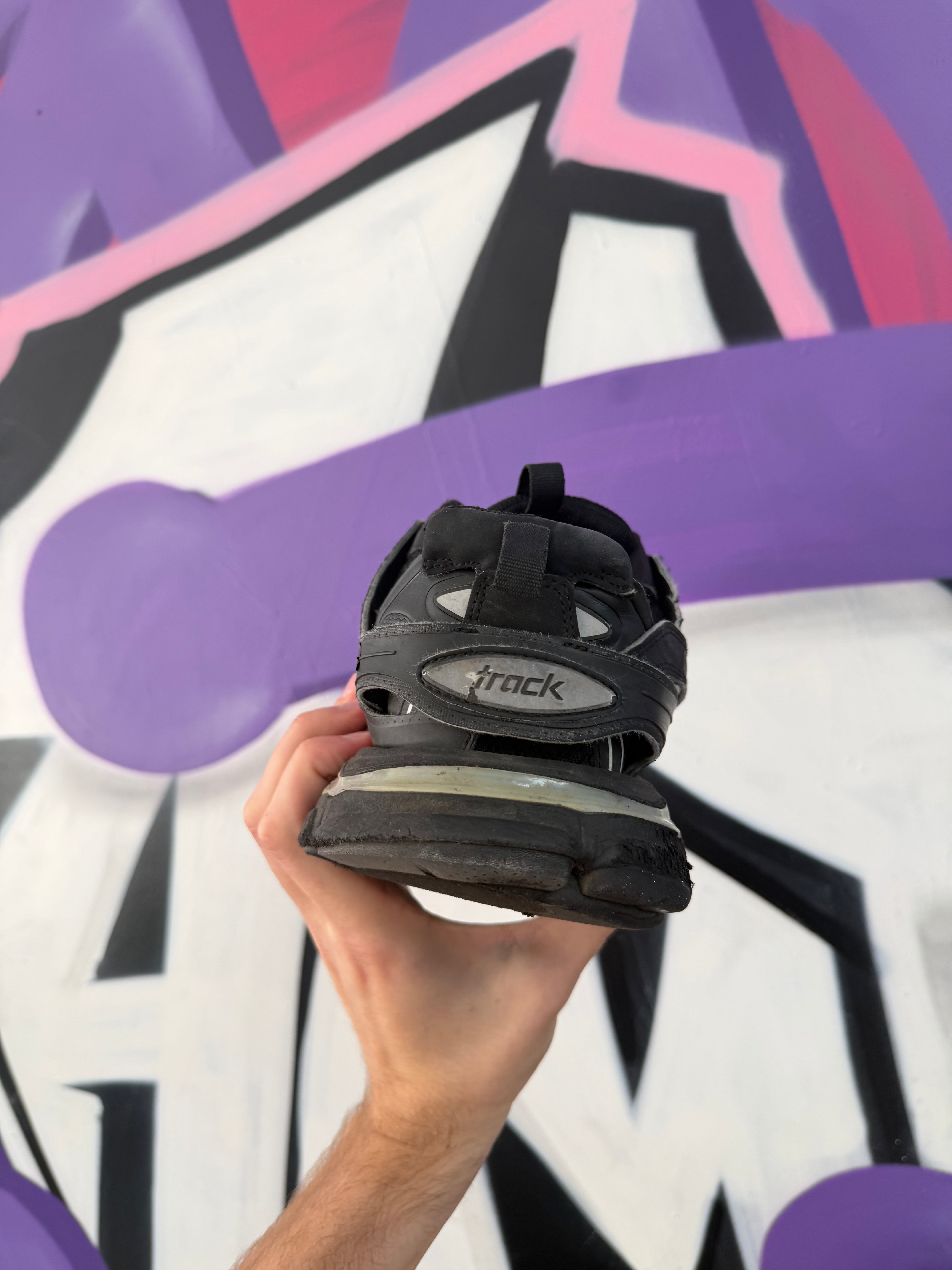 Balenciaga Black Track Sneakers